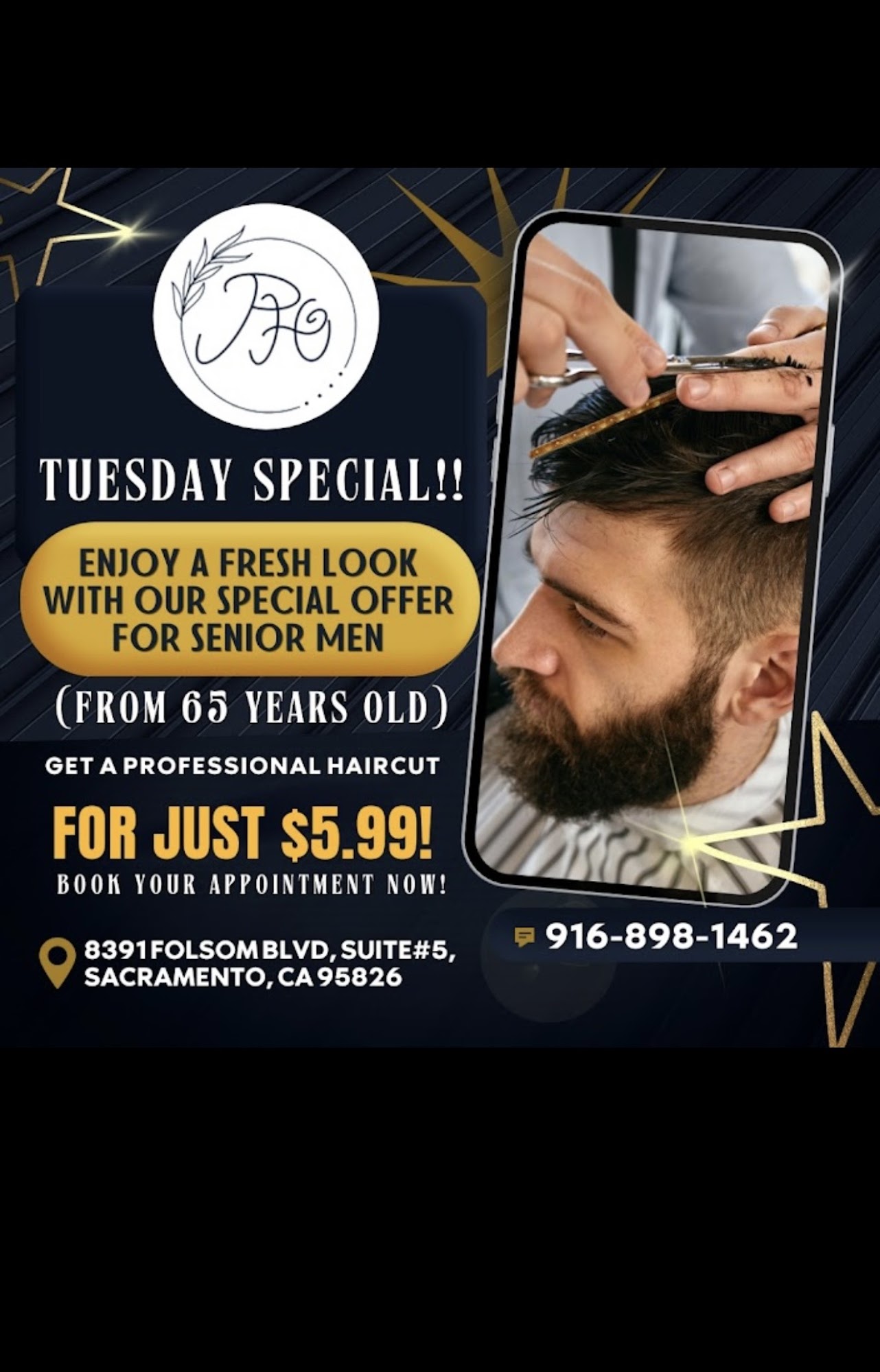 PRO HAIRCUTS 8391 Folsom Blvd ste 5, Sacramento California 95826