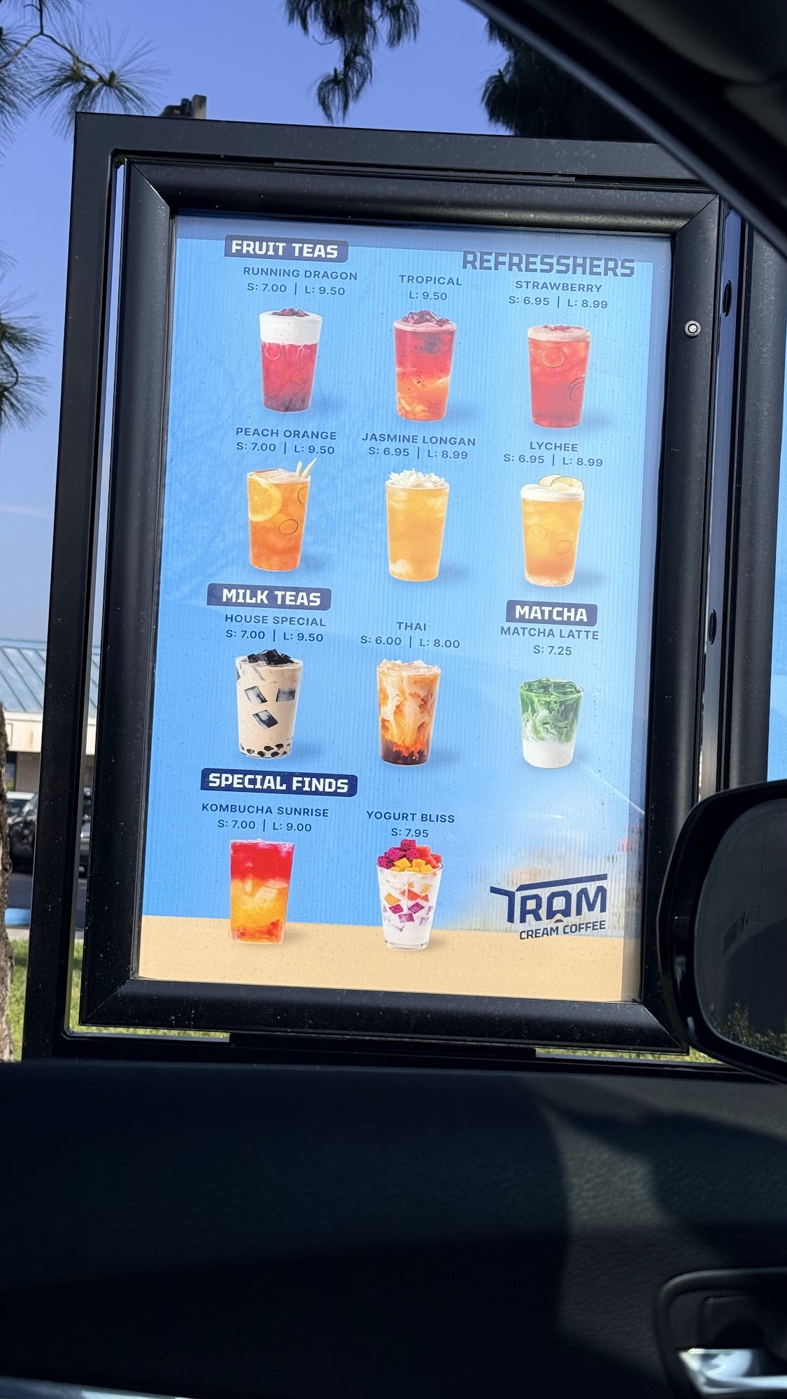 Tram Cream Coffee 7 Menu