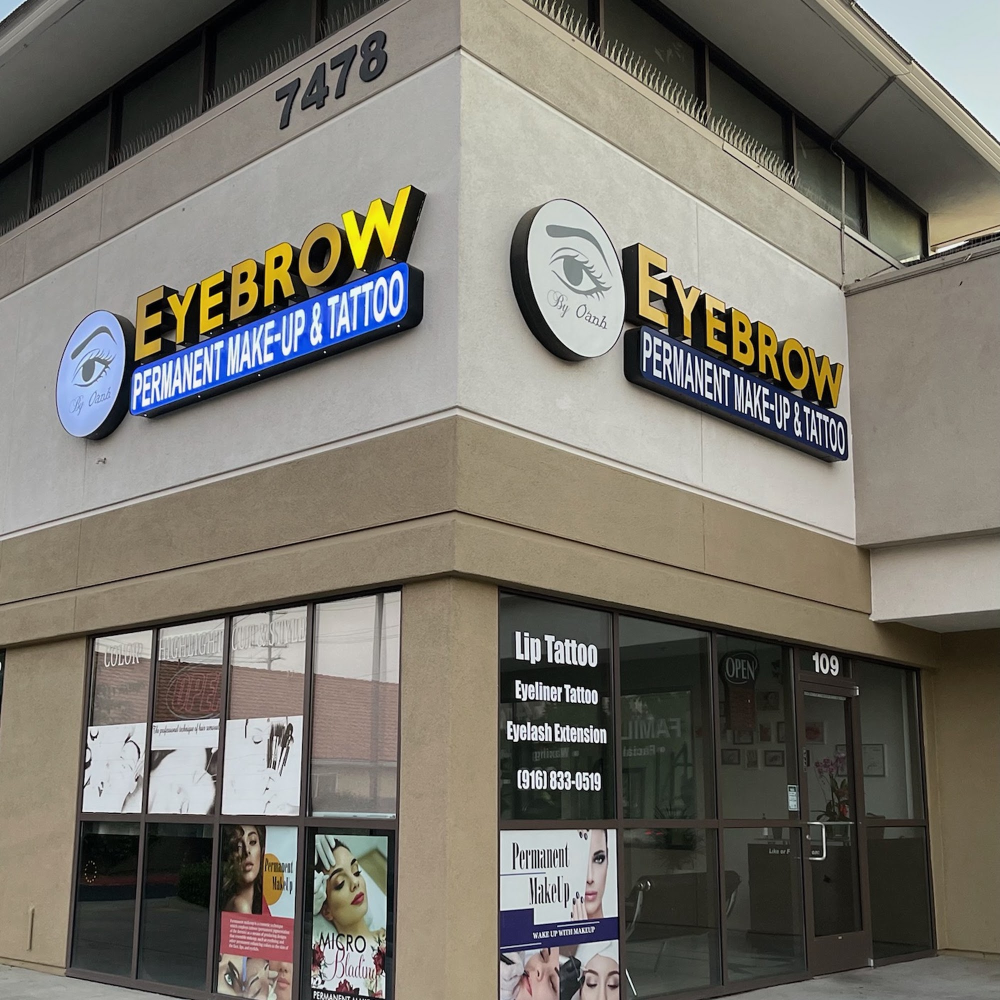 Eyebrow Permanent Make-Up & Tattoo 7478 Stockton Blvd, Sacramento California 95823
