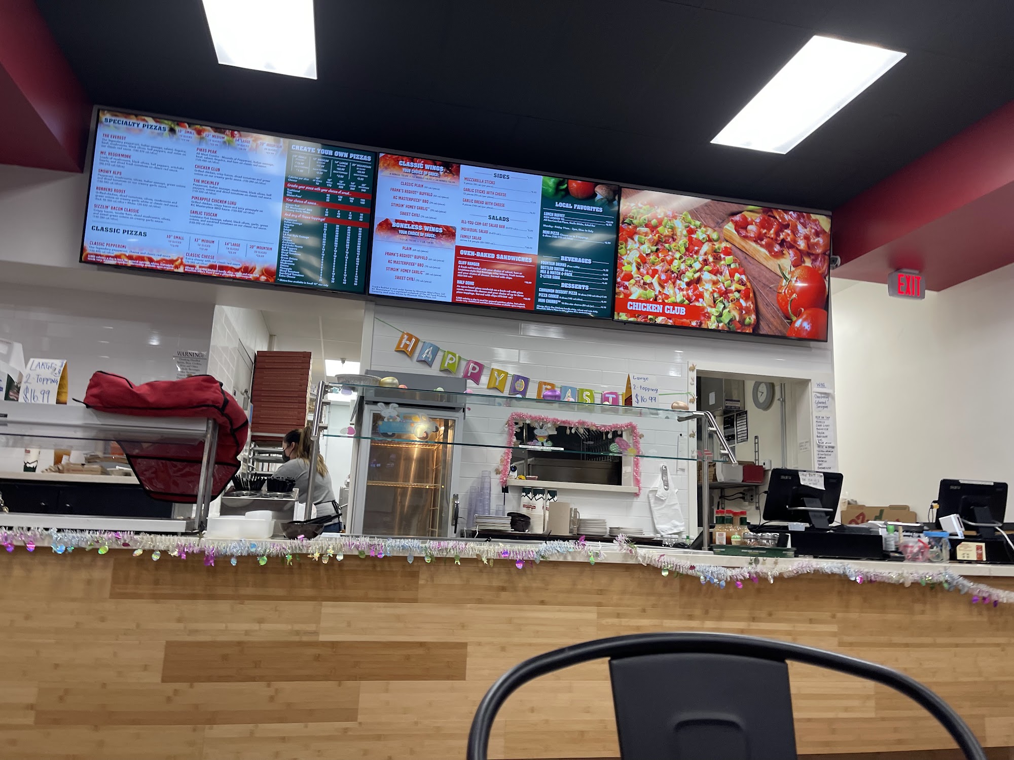 Mountain Mike's Pizza Menu