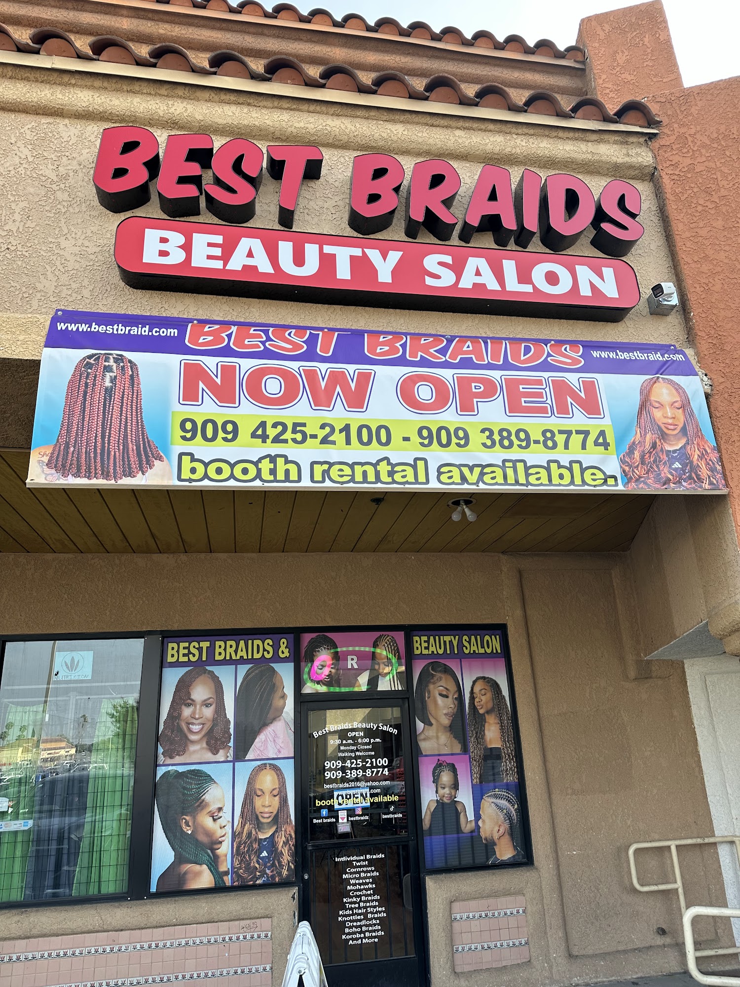 Best Braids Beauty Salon and Spa 2075 E Highland Ave R, San Bernardino California 92404