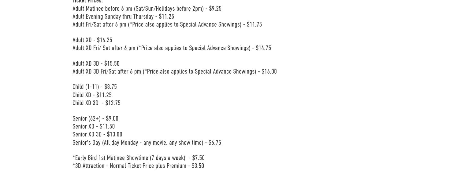 The Shops at Tanforan Menu