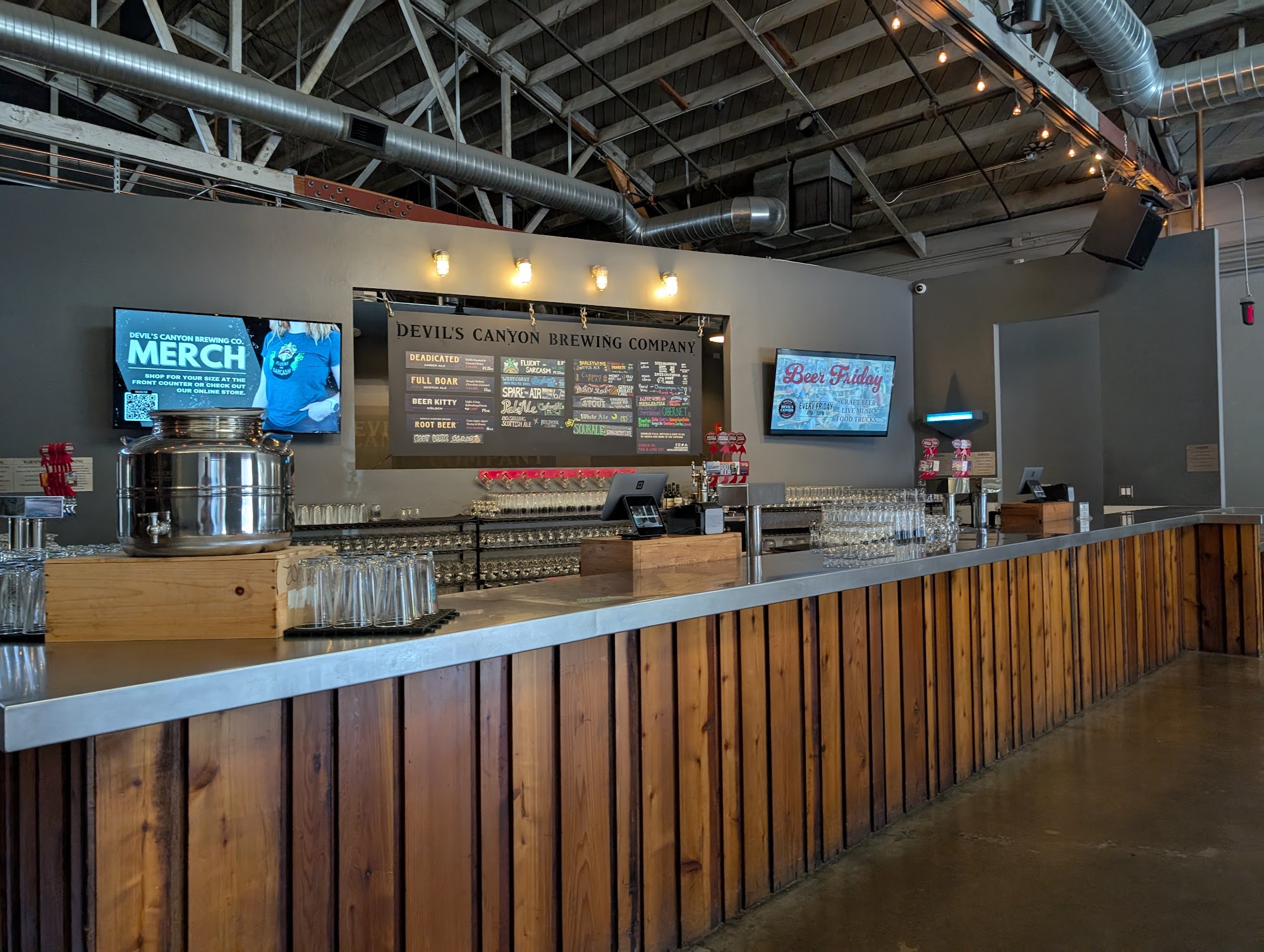 Devil's Canyon Brewing Company Menu