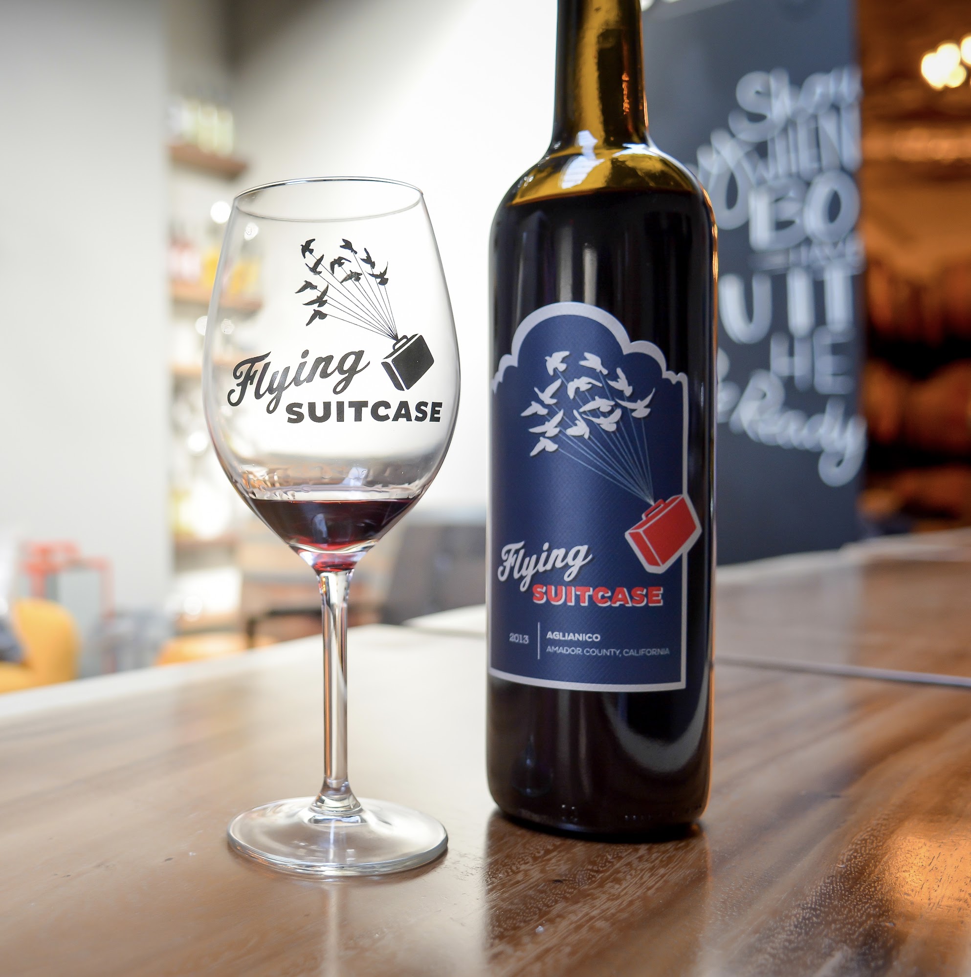 Flying Suitcase Wines Menu