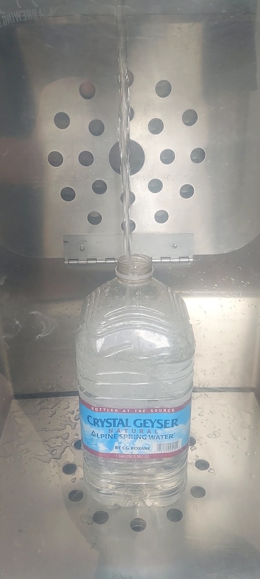 water filling station Menu