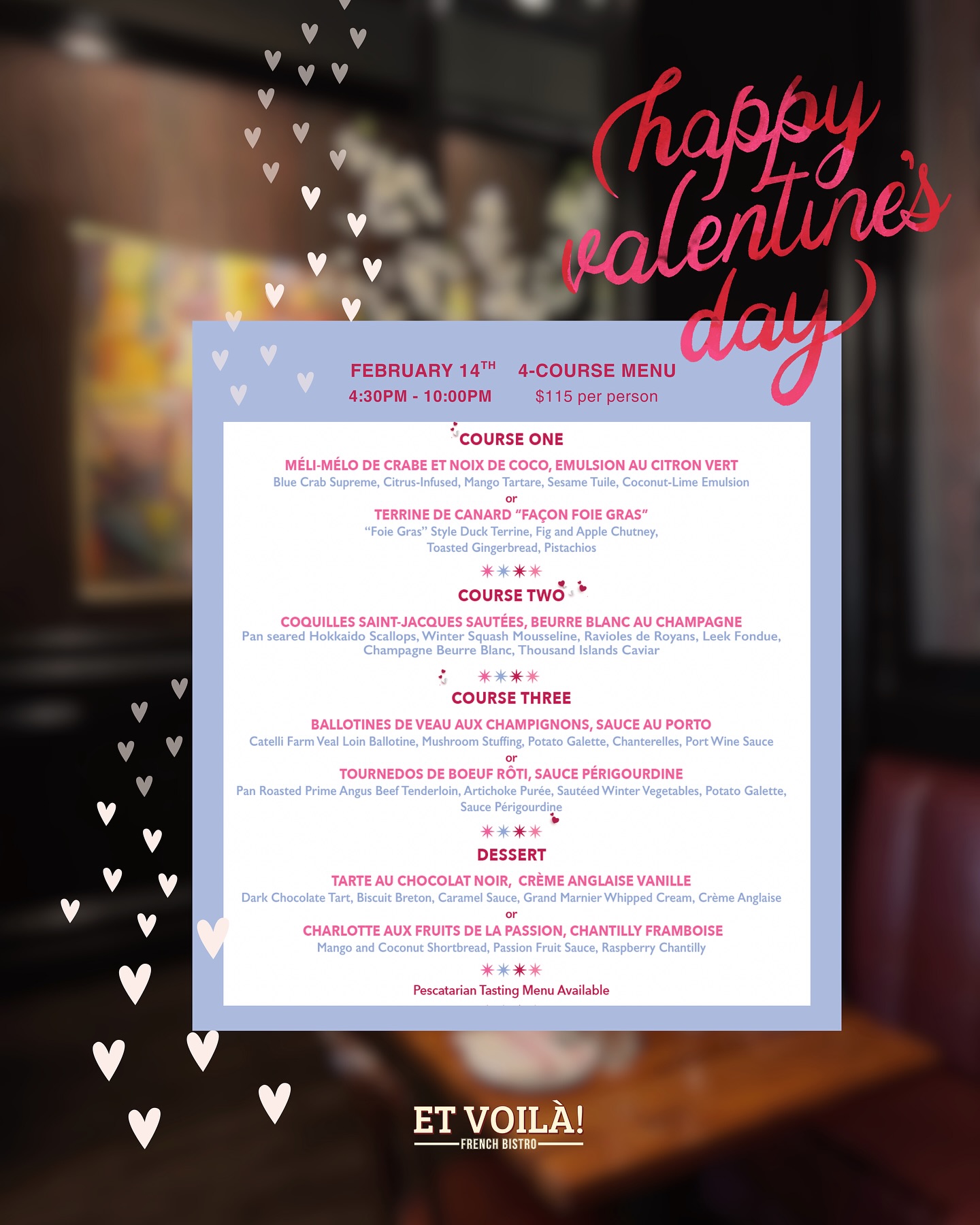 Et Voilà! French Bistro San Diego