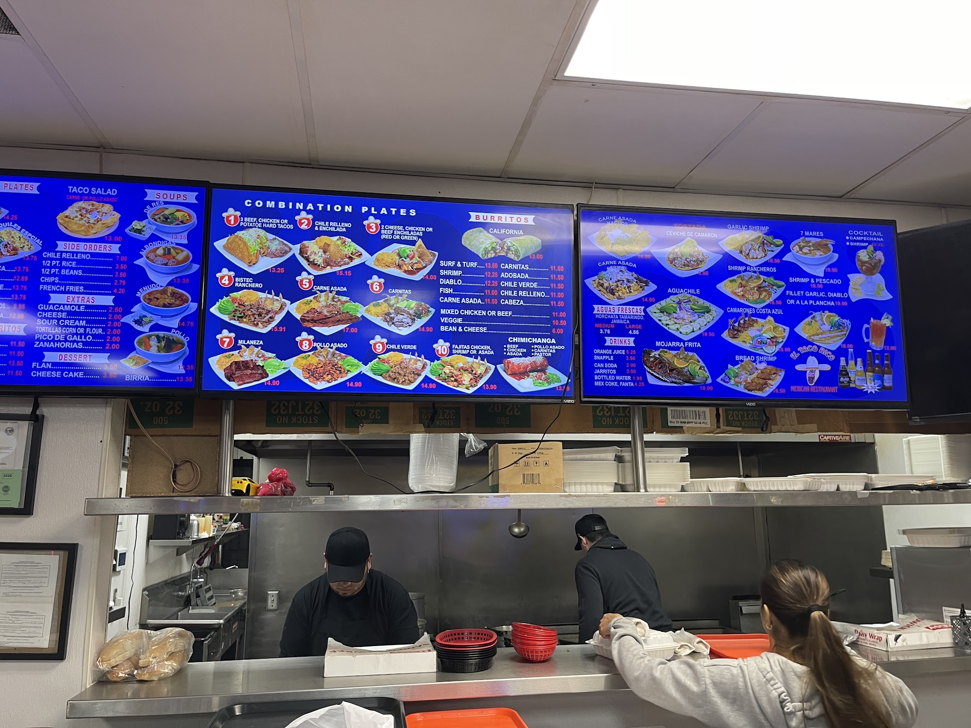 El Taco Rico Menu