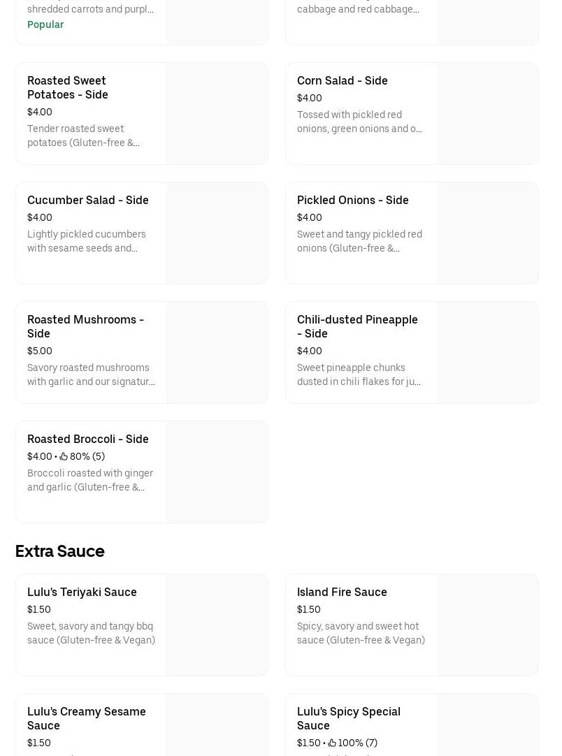 lulubowls (Hawaiian-Inspired Bowls- Boston Ave.) Menu