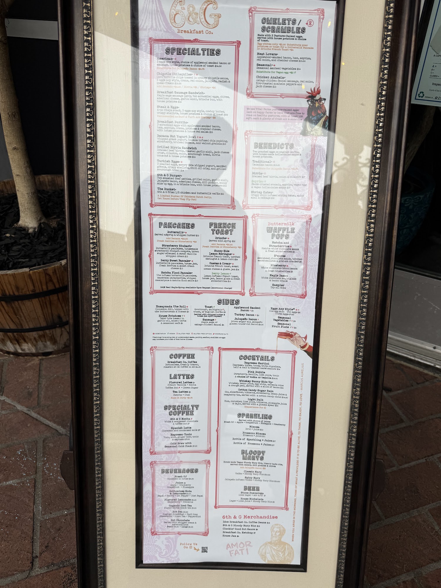 6th & G Breakfast Co Menu
