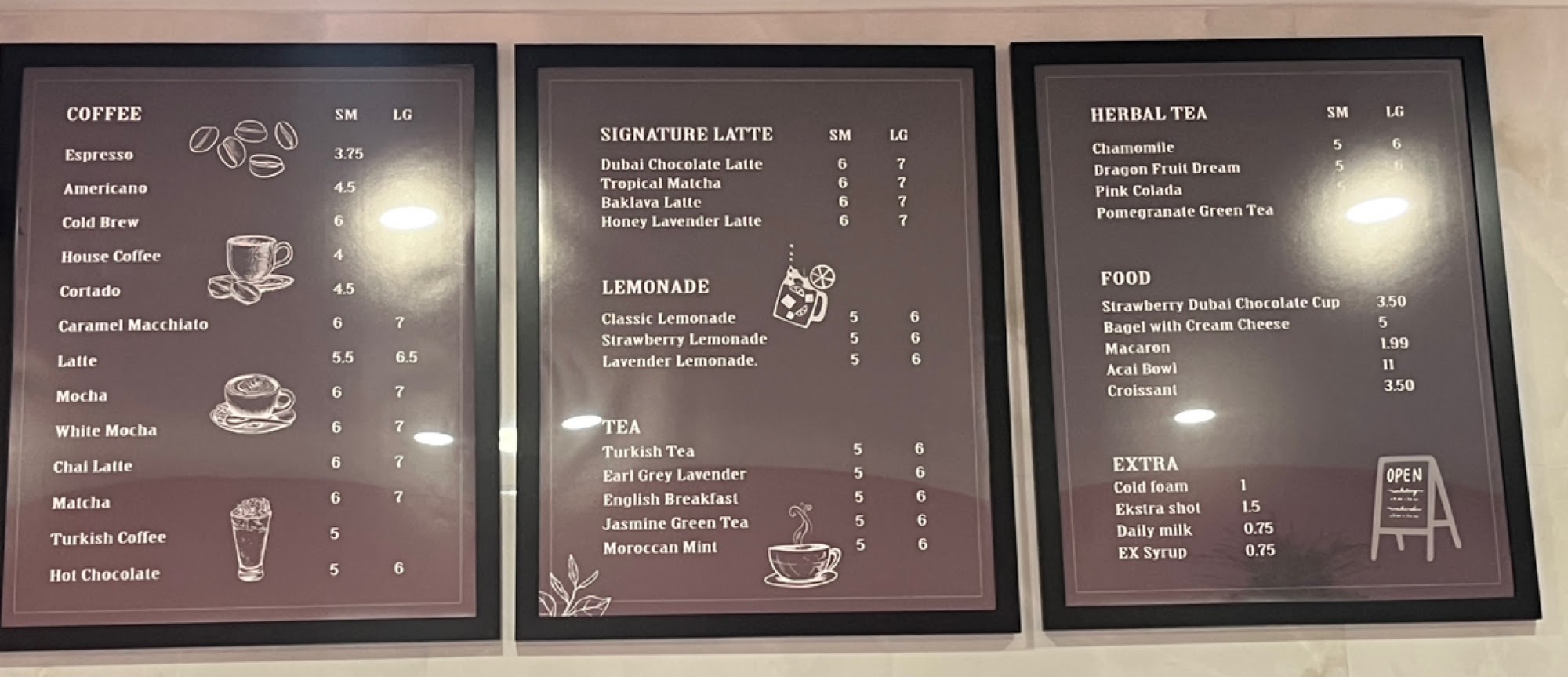 Raihan Cafe Menu