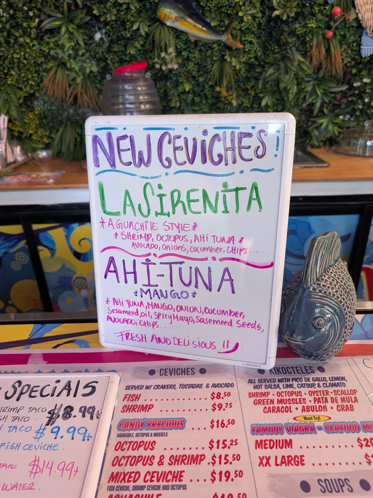 Kiko's Place restaurant Menu