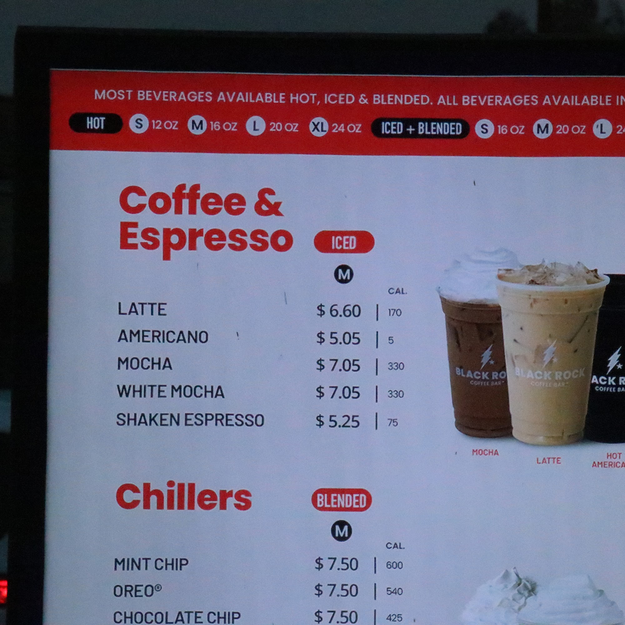 Black Rock Coffee Bar Menu