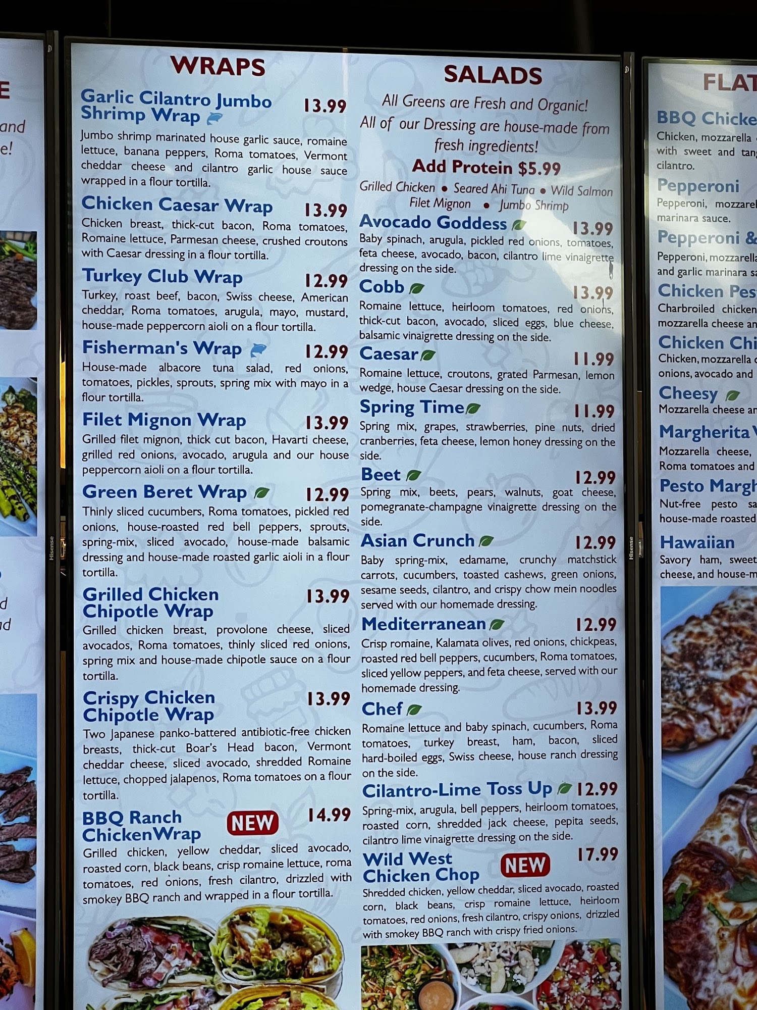 Cloud 9 Deli Menu