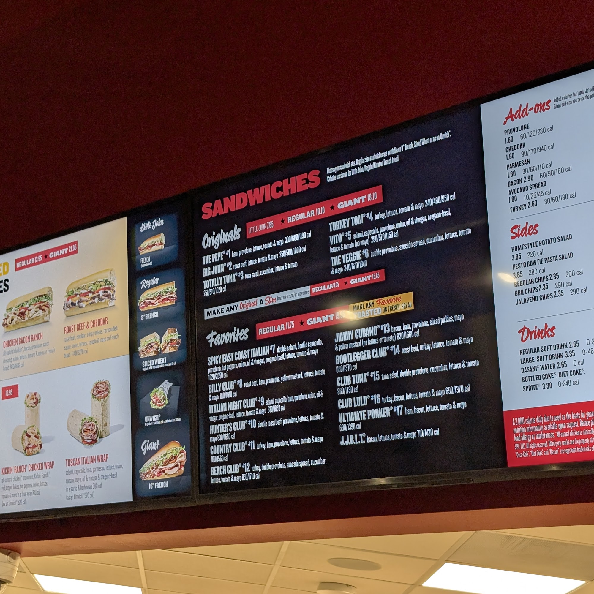 Jimmy John's Menu