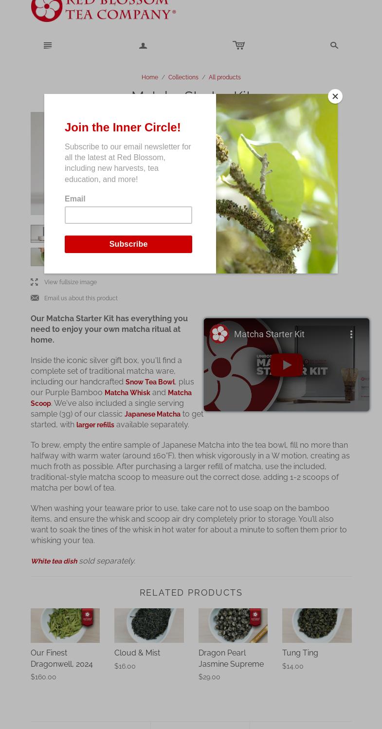 Red Blossom Tea Company Menu