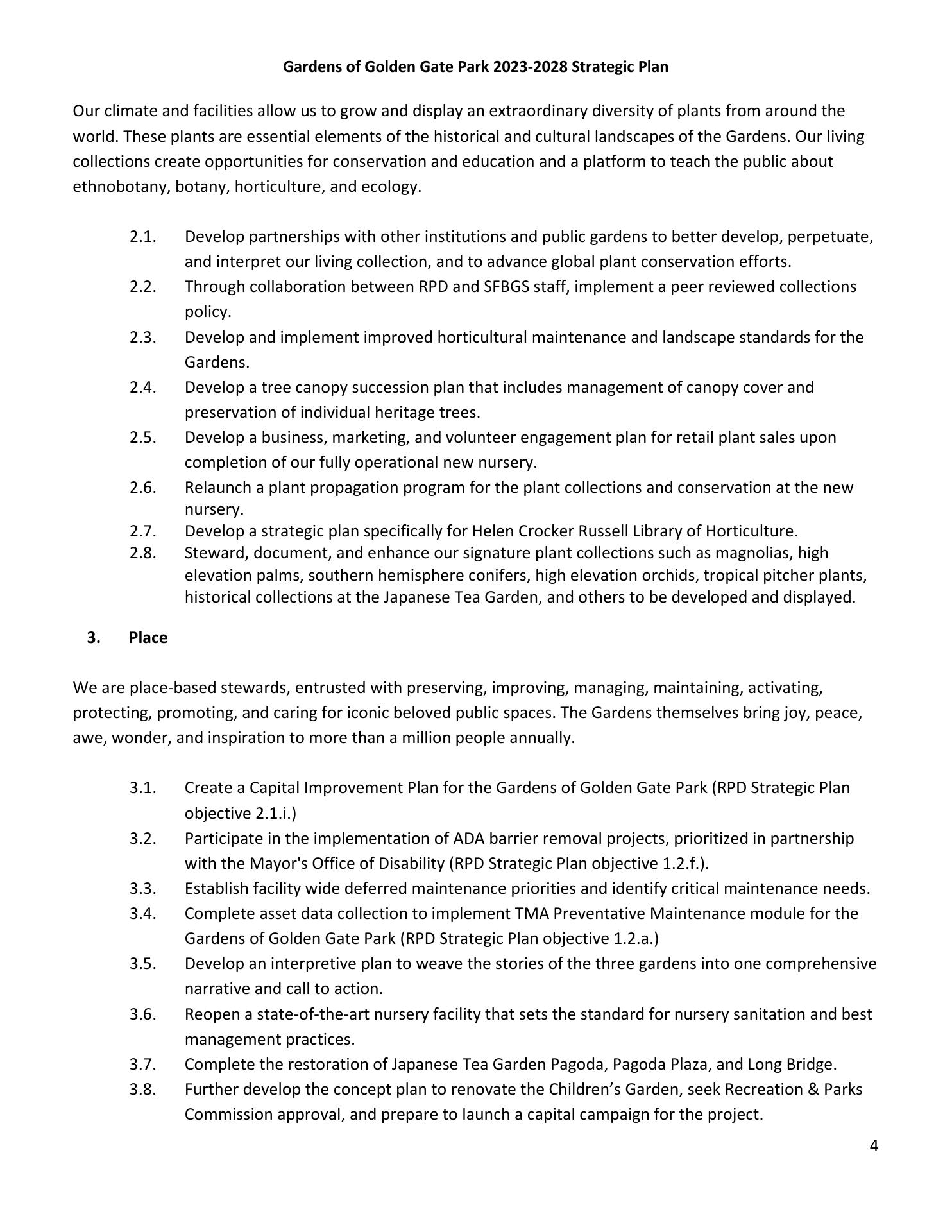 Japanese Tea Garden Menu