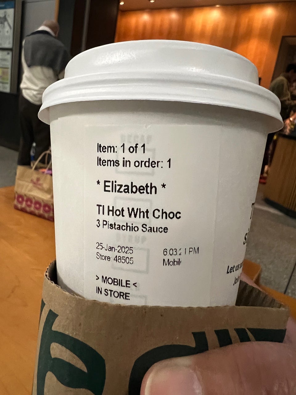 Starbucks Menu
