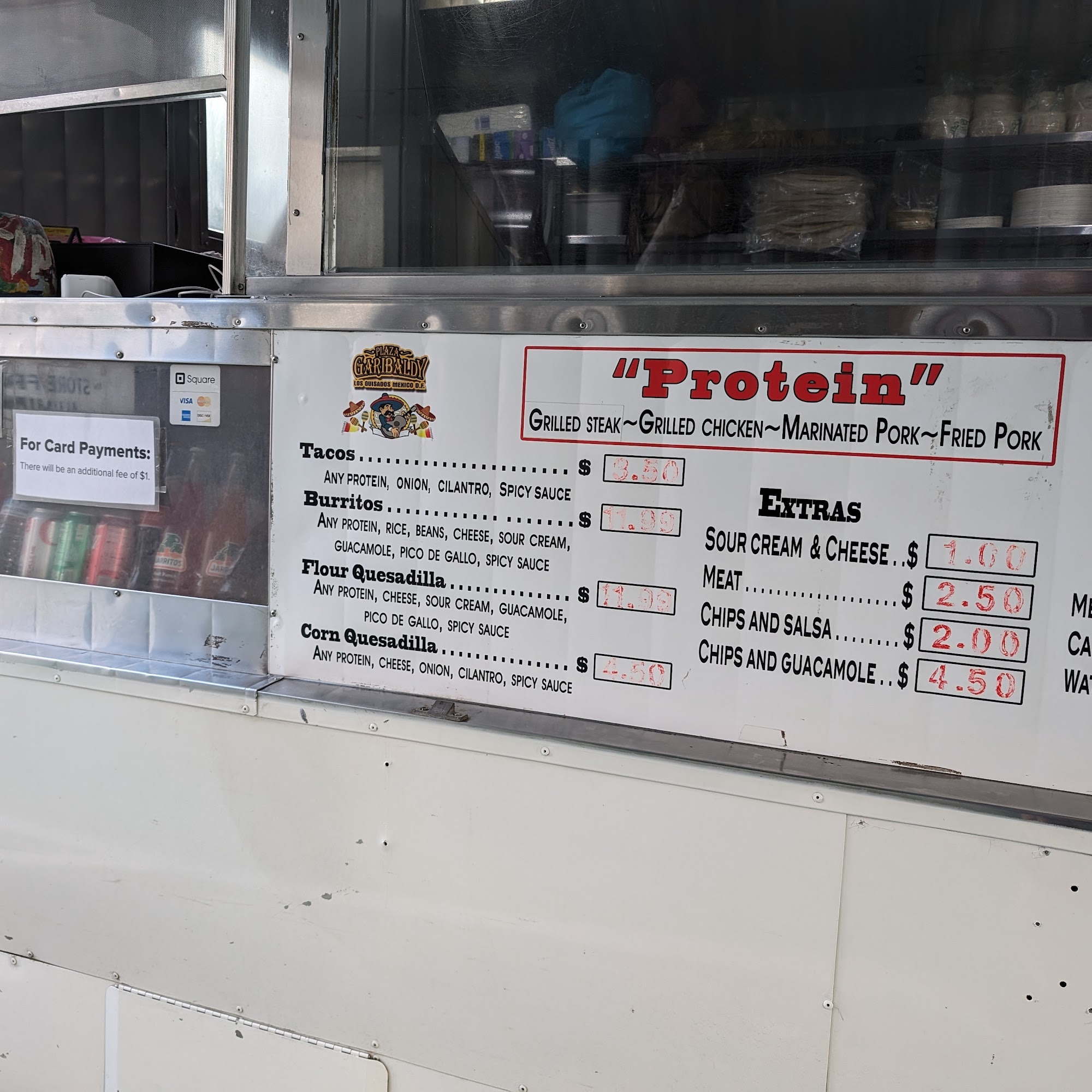 Plaza Garibaldy Menu