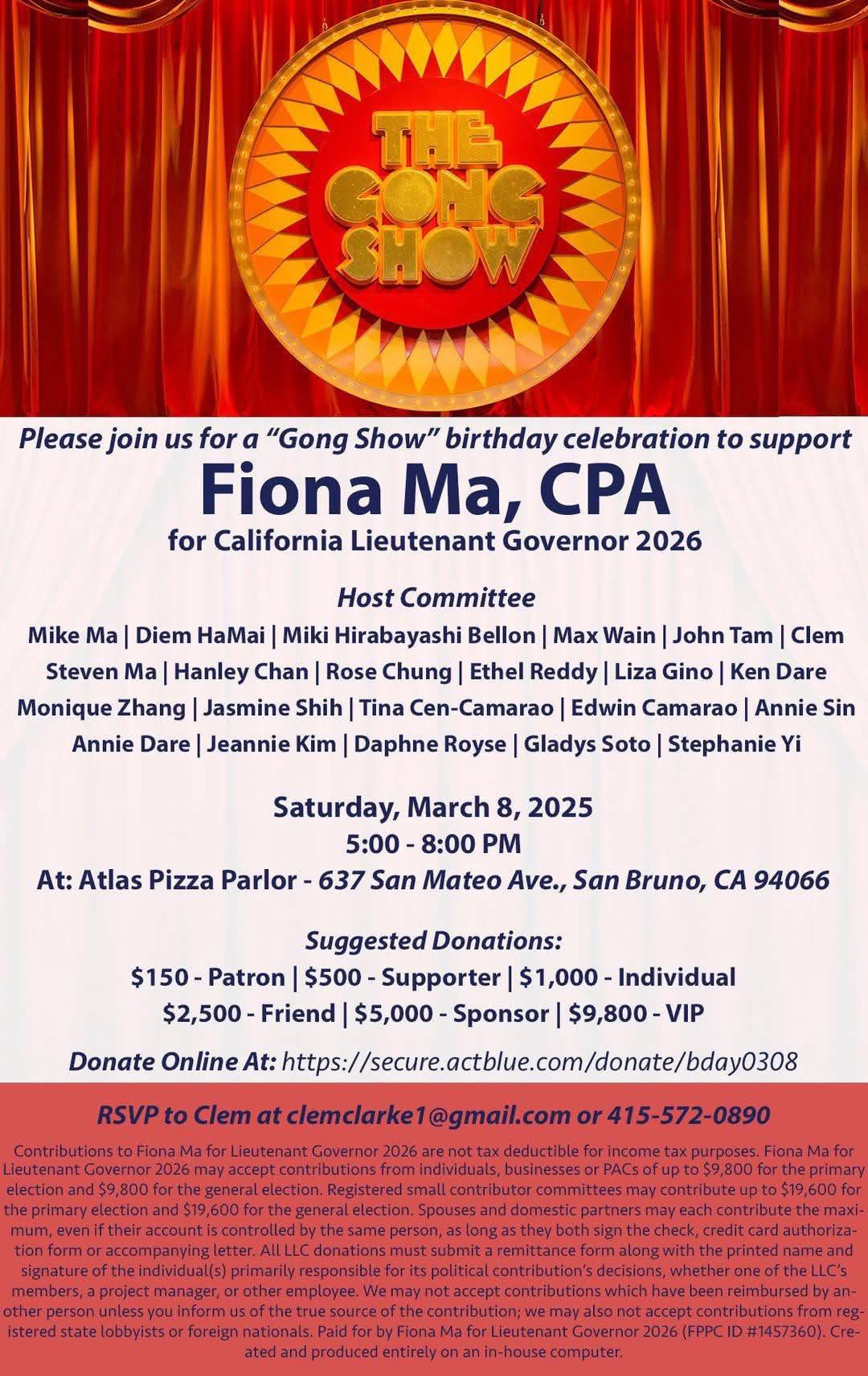 My Favorite Bite Menu