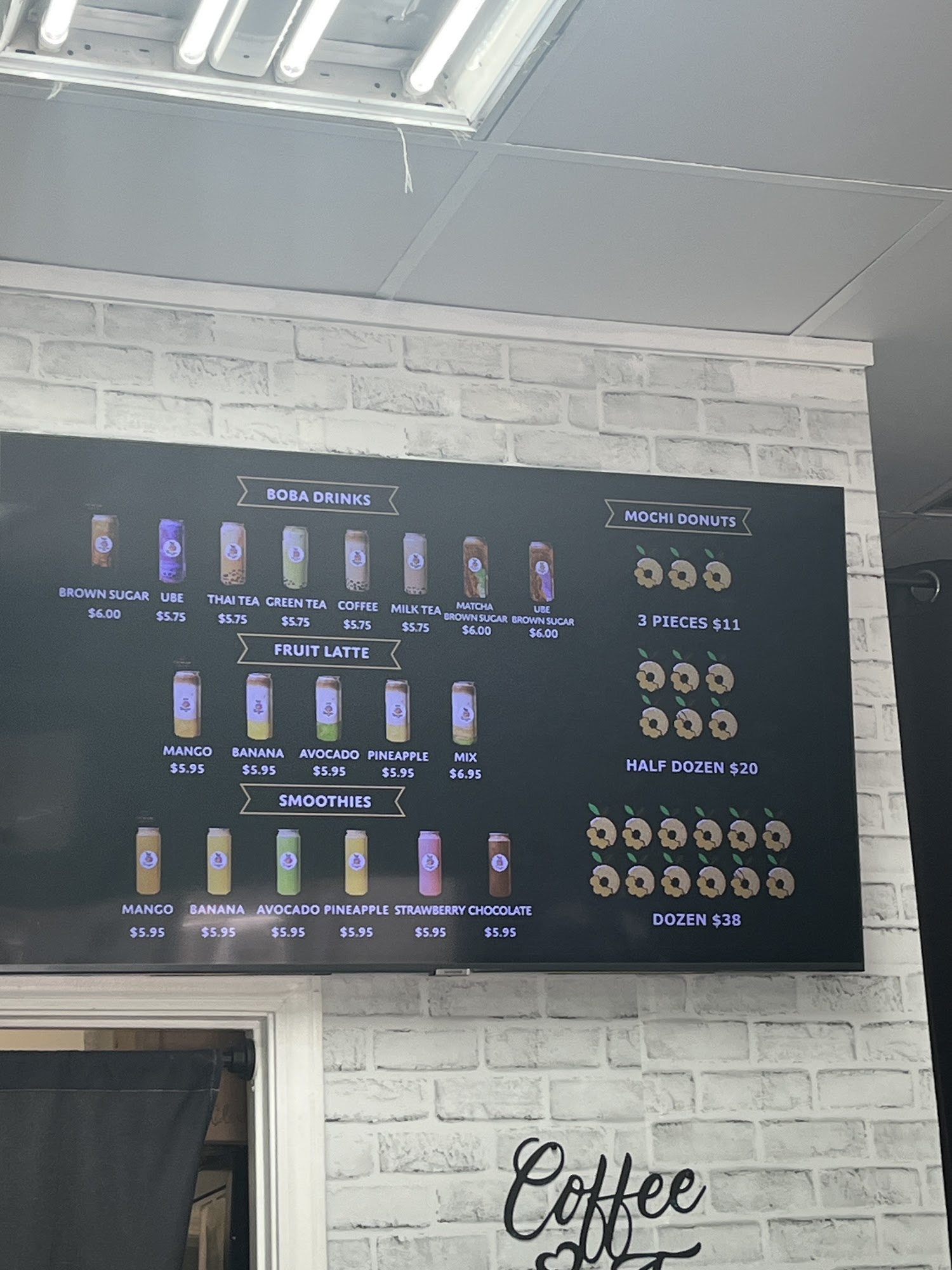 The Mochi Donut Shop Clement Menu