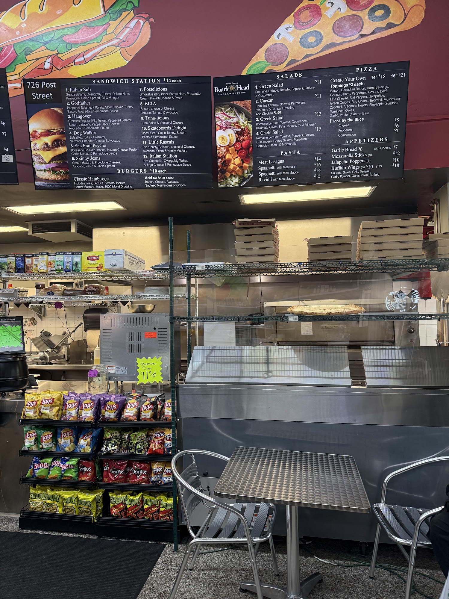 Uncle Joe's Spot Menu