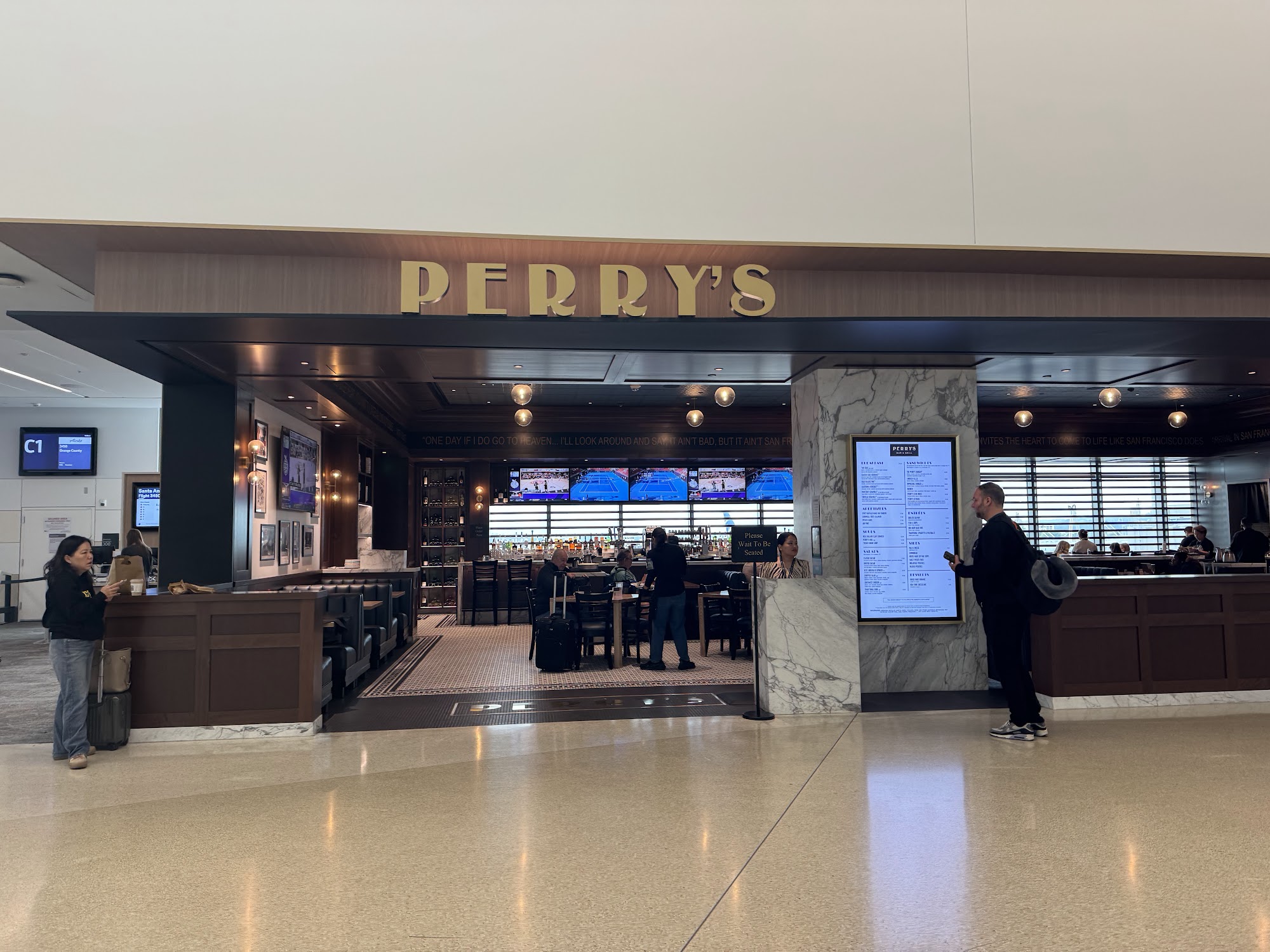 Perry's SFO Menu