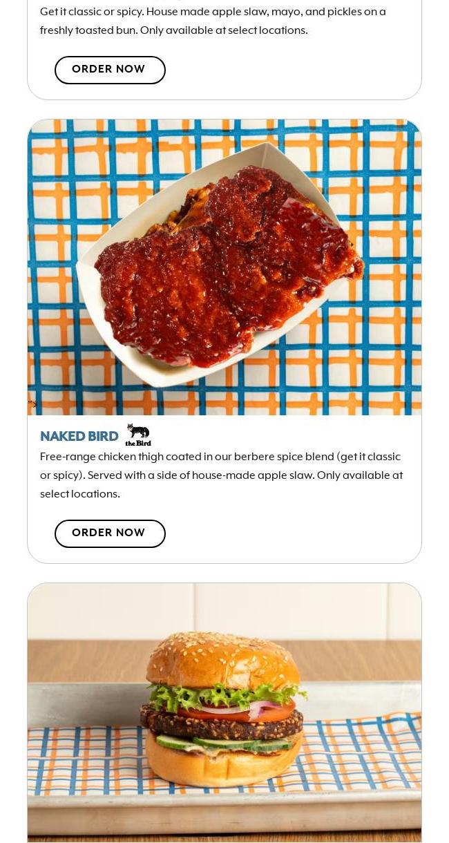 Super Duper Burgers Menu