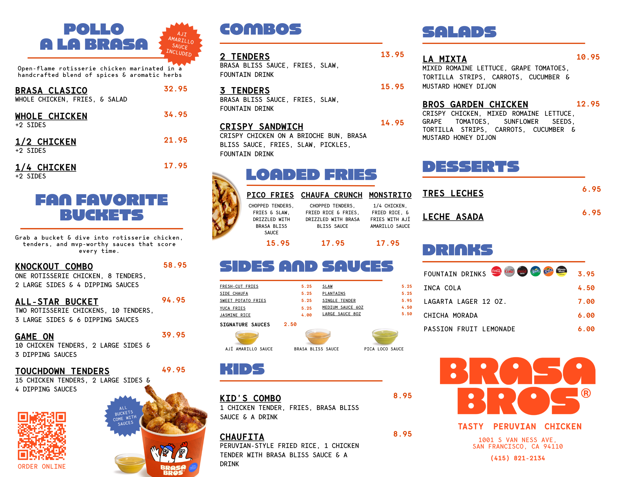 Brasa Bros Menu