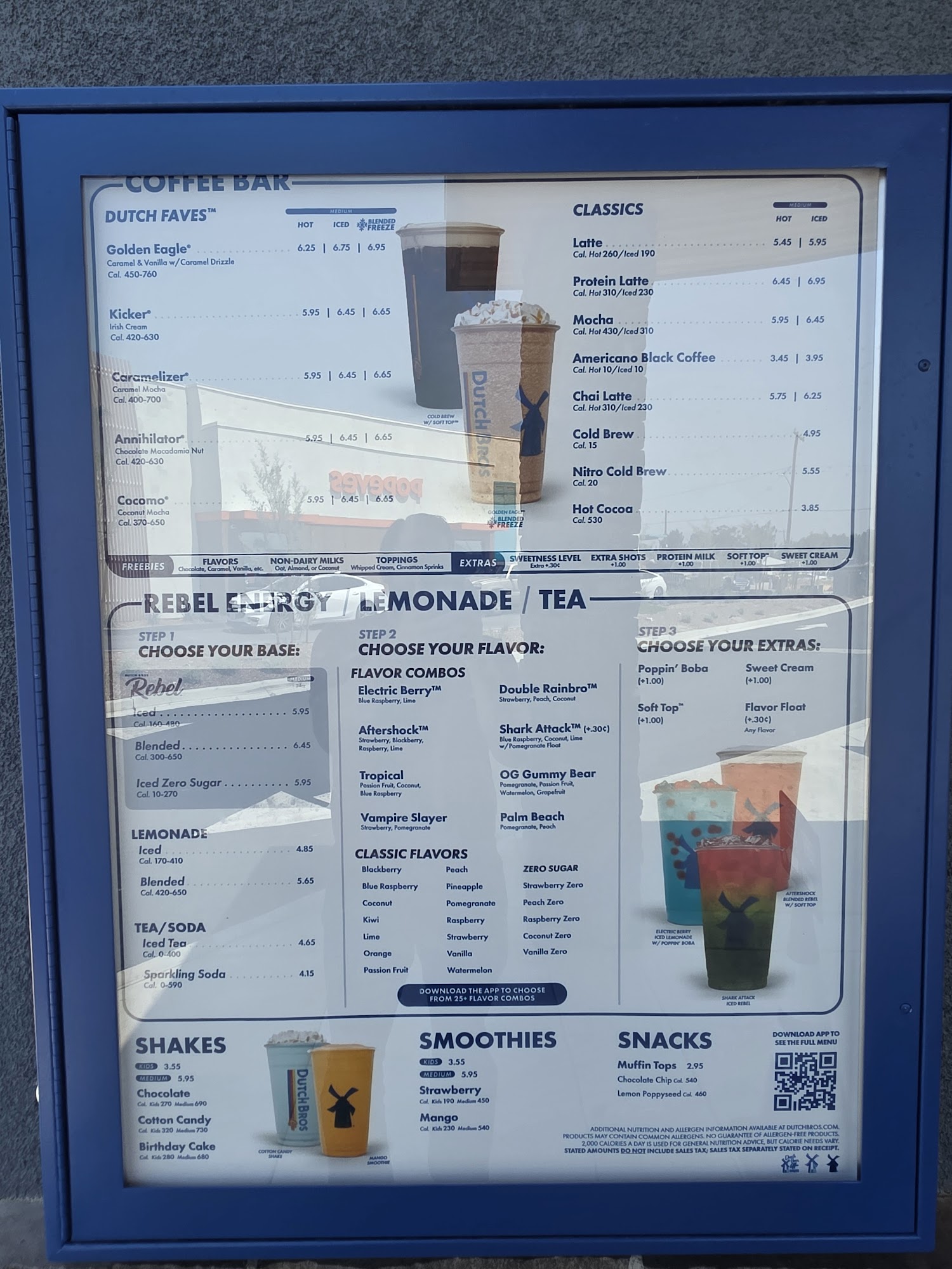 Dutch Bros Coffee Menu