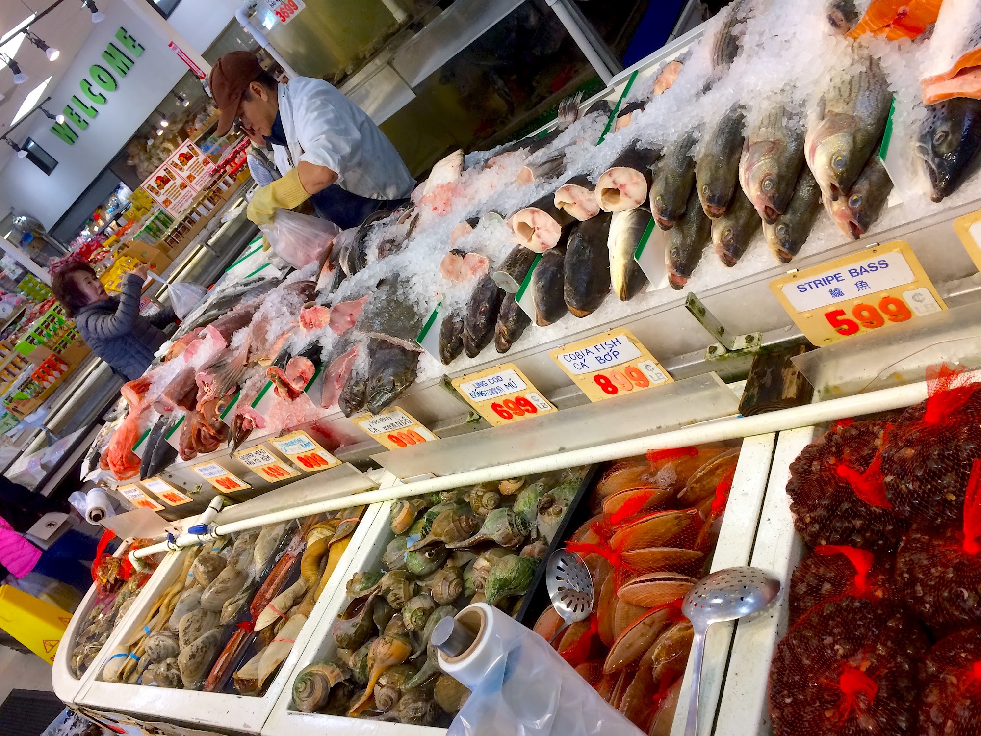 Asian Live Seafood Market Menu