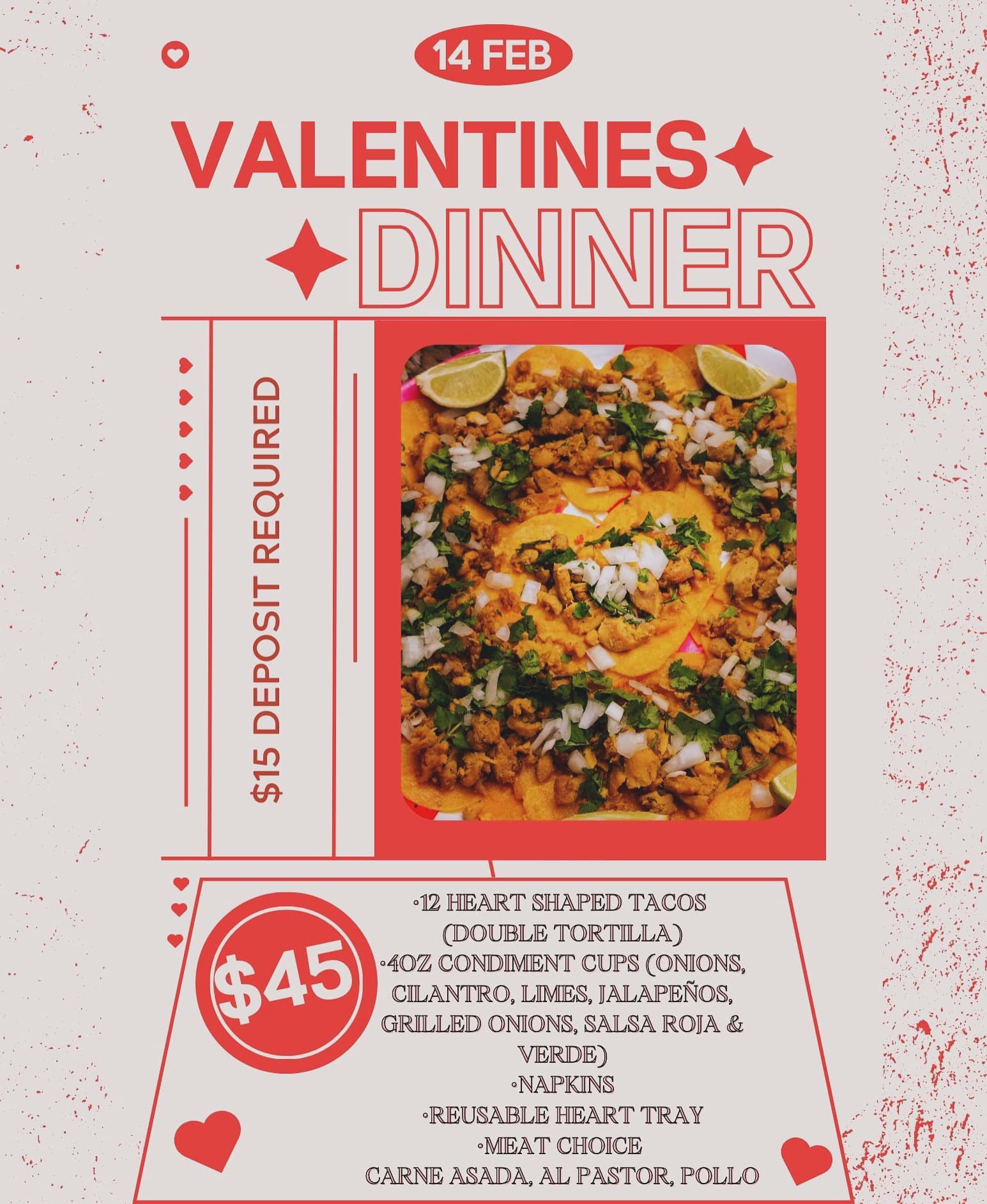 Taco Tuesday food stalls Menu