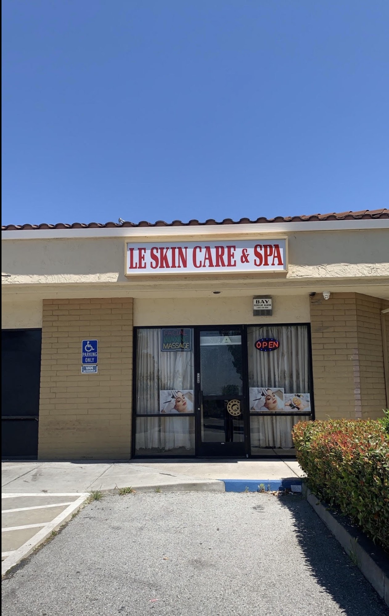 Le Skin Care Spa 1030 Piedmont Rd A, San Jose California 95132