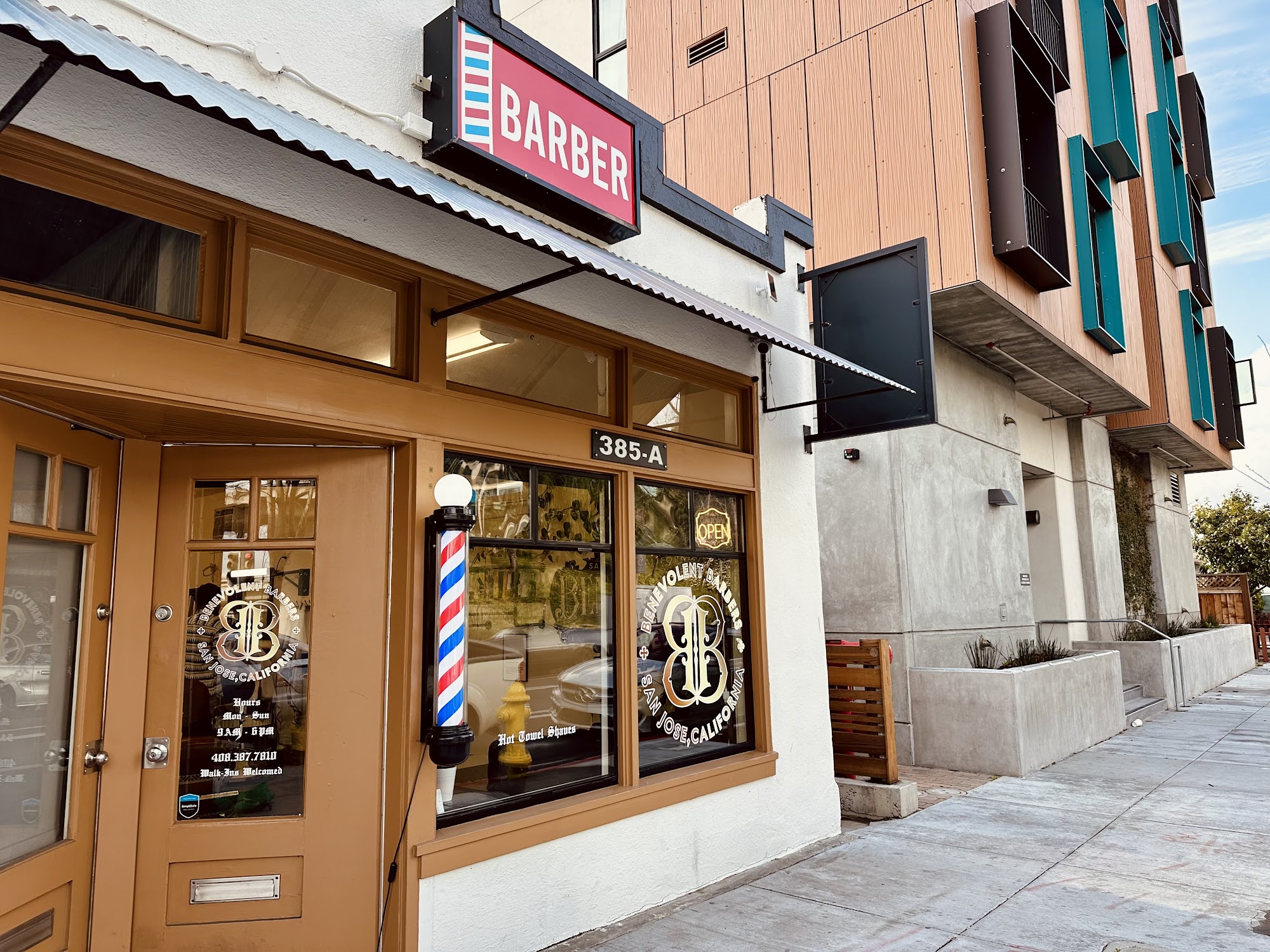 Benevolent Barbers 385 Delmas Ave A, San Jose California 95126