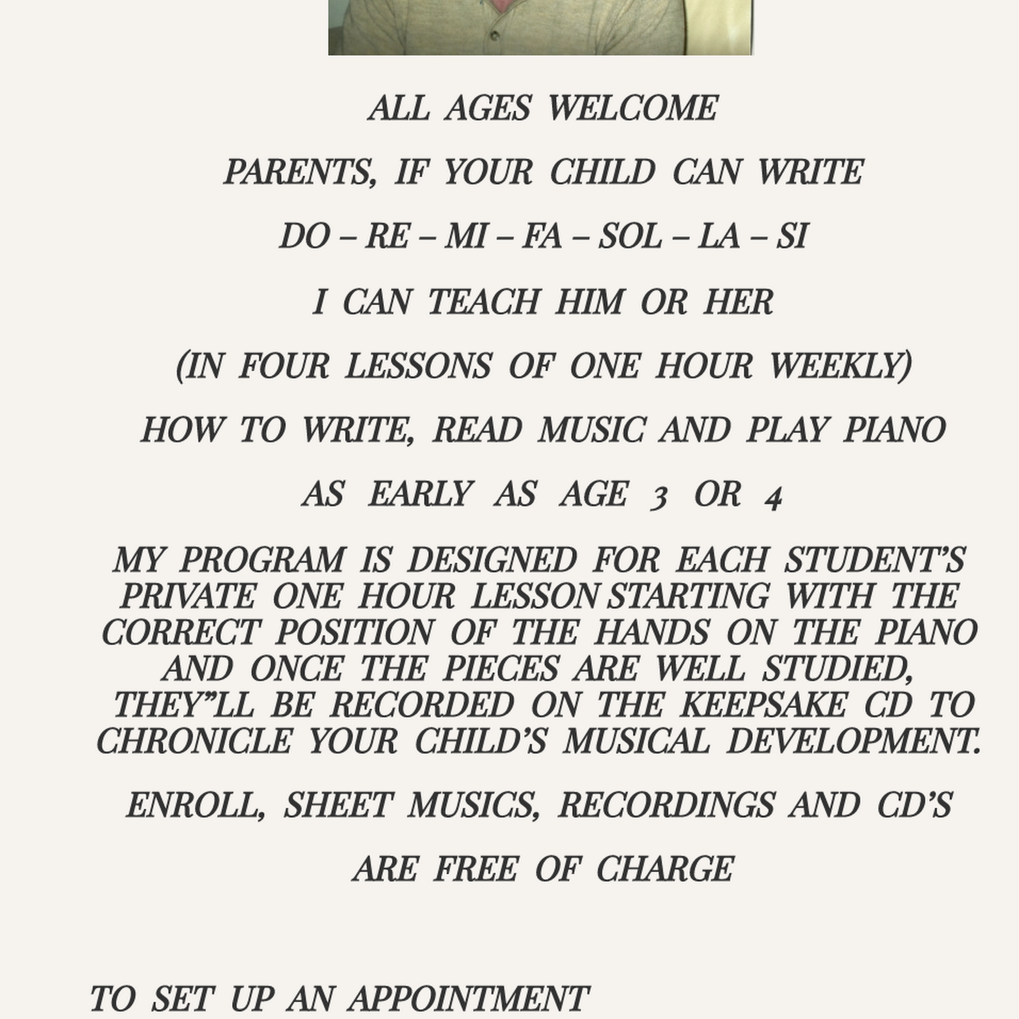 Evergreen Piano Lessons