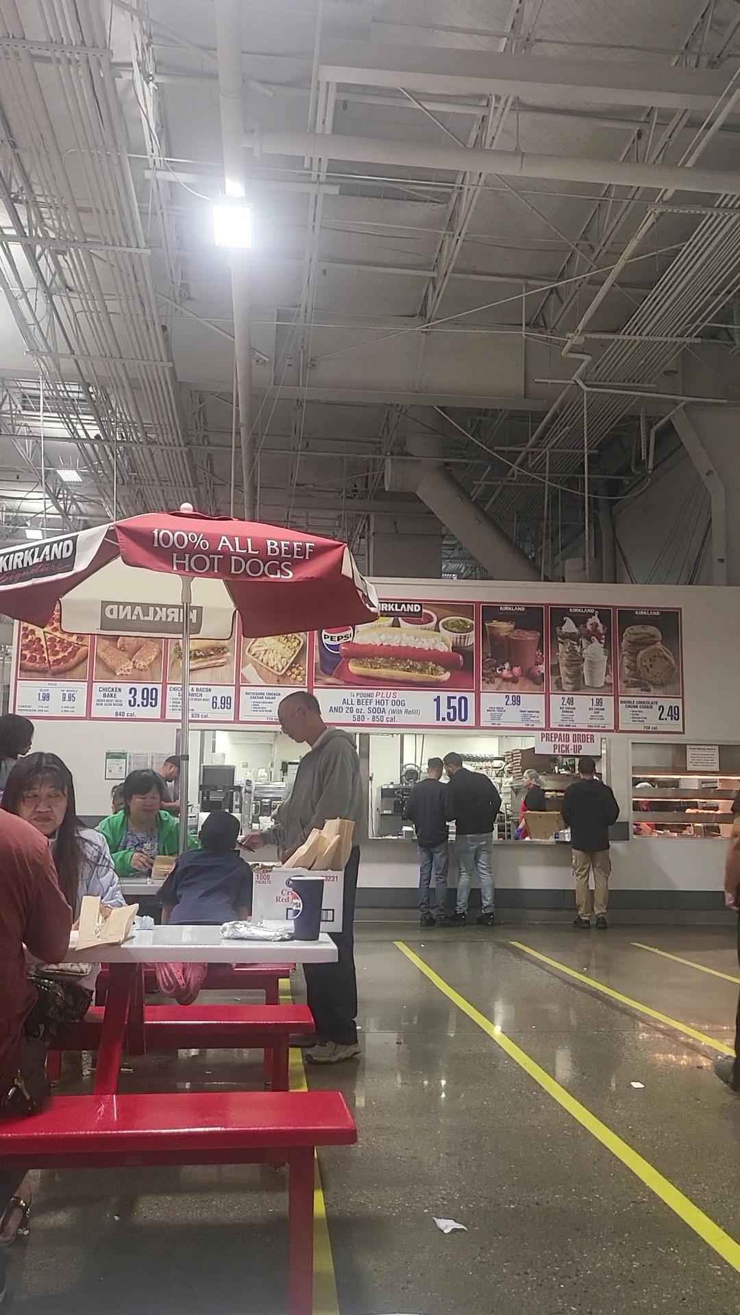 Costco Food Court Menu