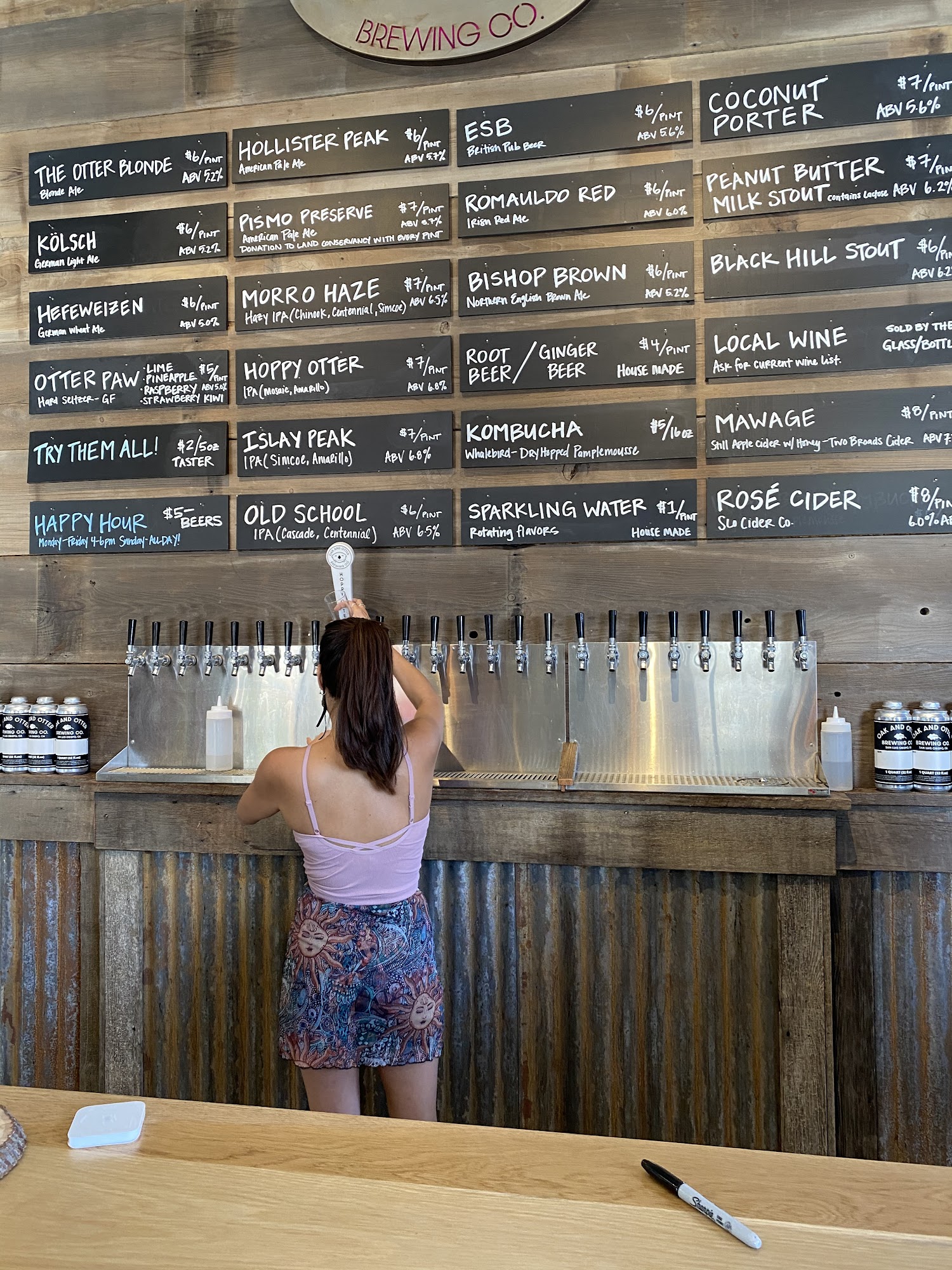 Oak and Otter Brewing Co. San Luis Obispo