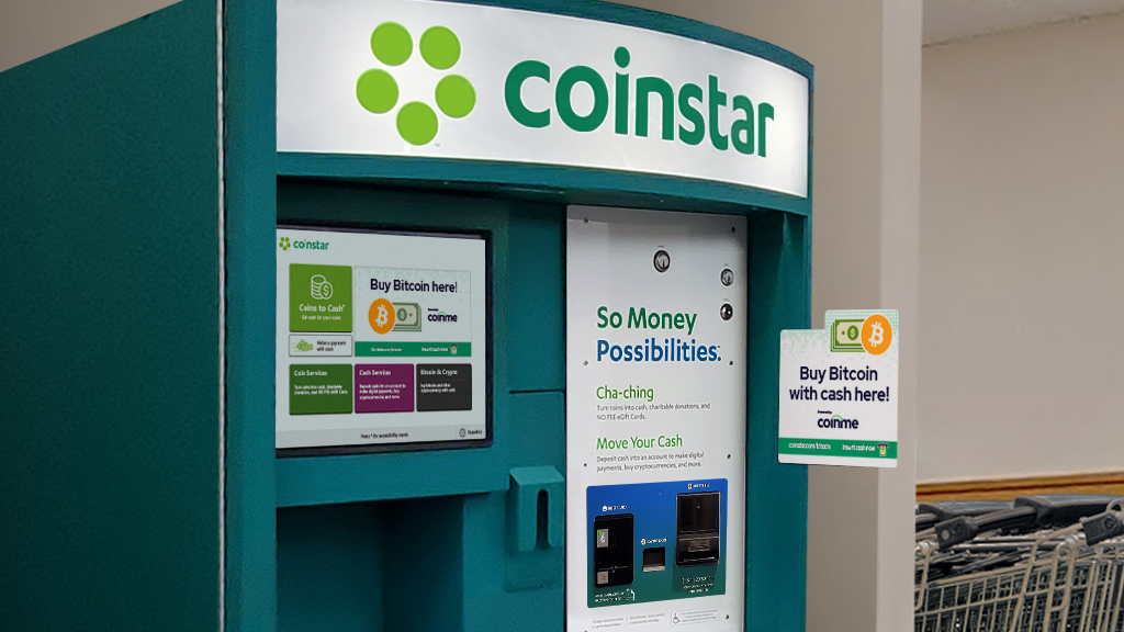 Coinstar Kiosk | Bitcoin ATM San Mateo