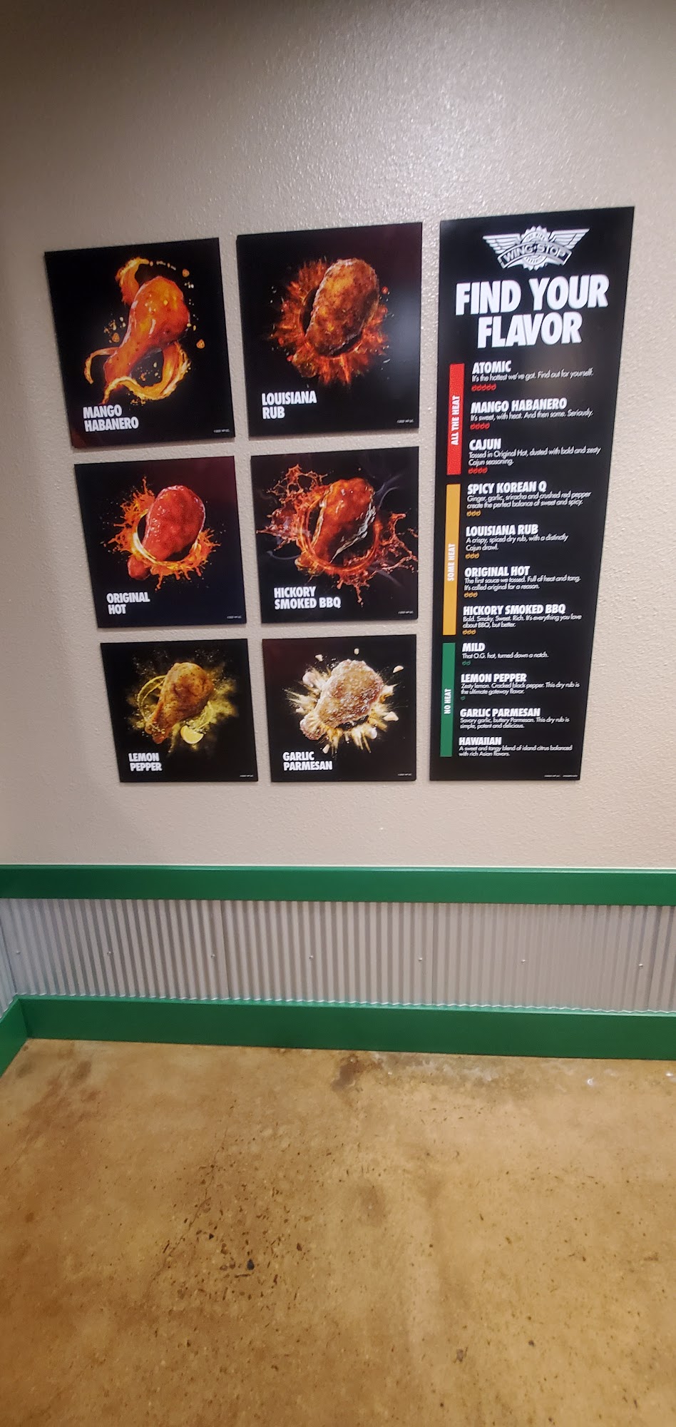 Wingstop Menu