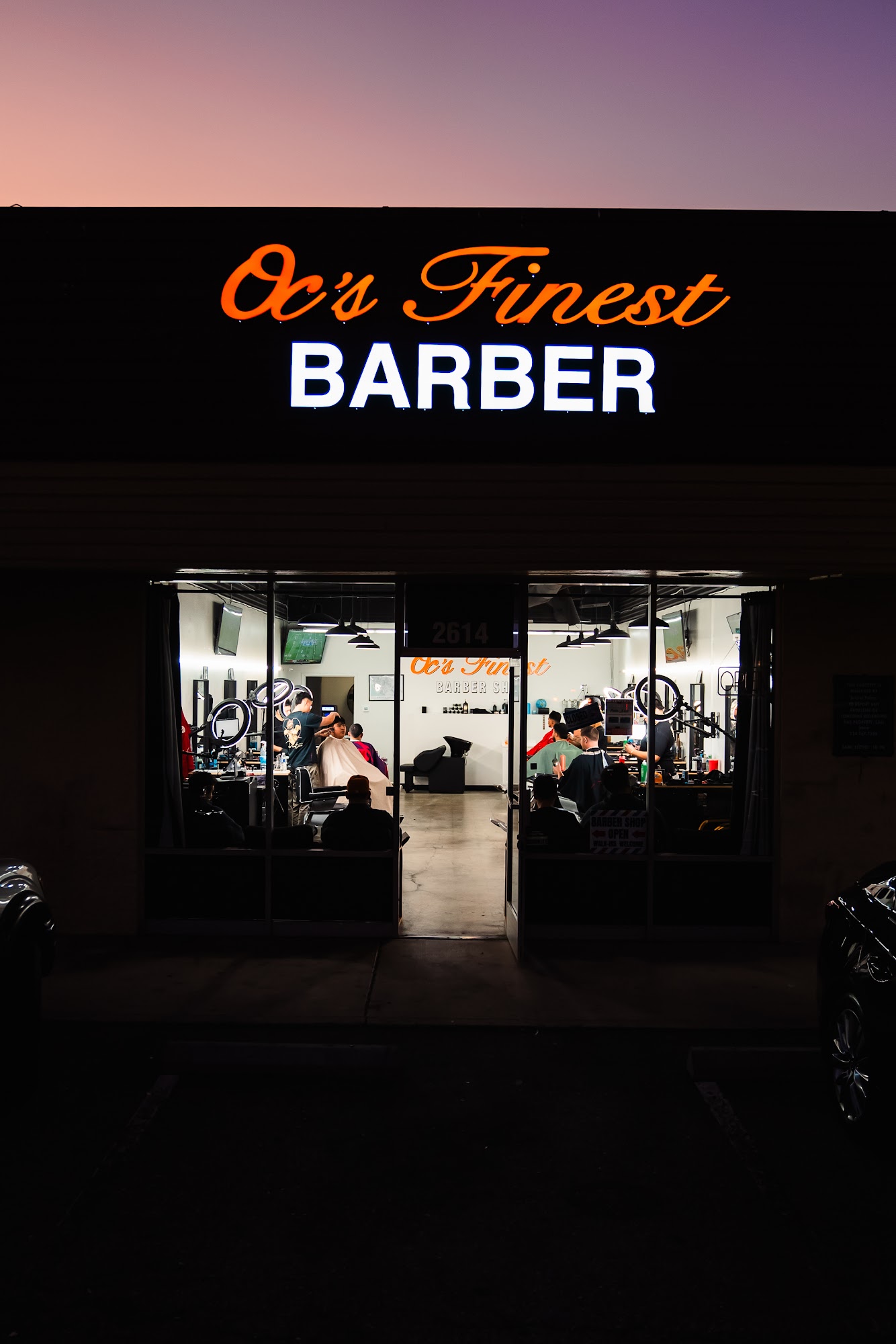 Oc’s Finest Barber Shop 2614 S Bristol St, Santa Ana California 92704