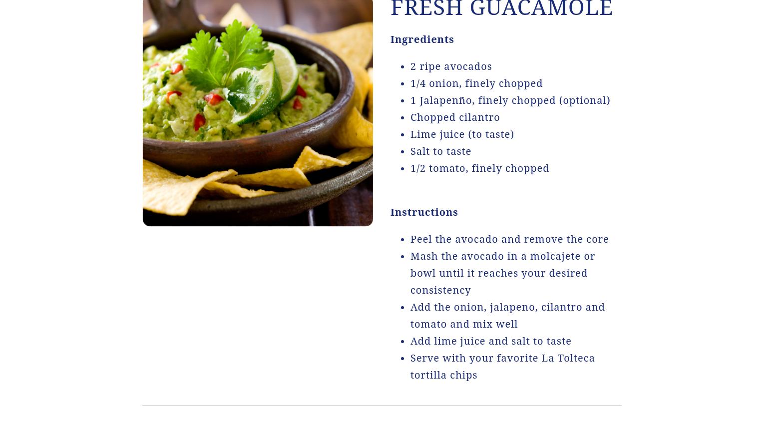 La Tolteca Tortilla Factory Santa Barbara Menu