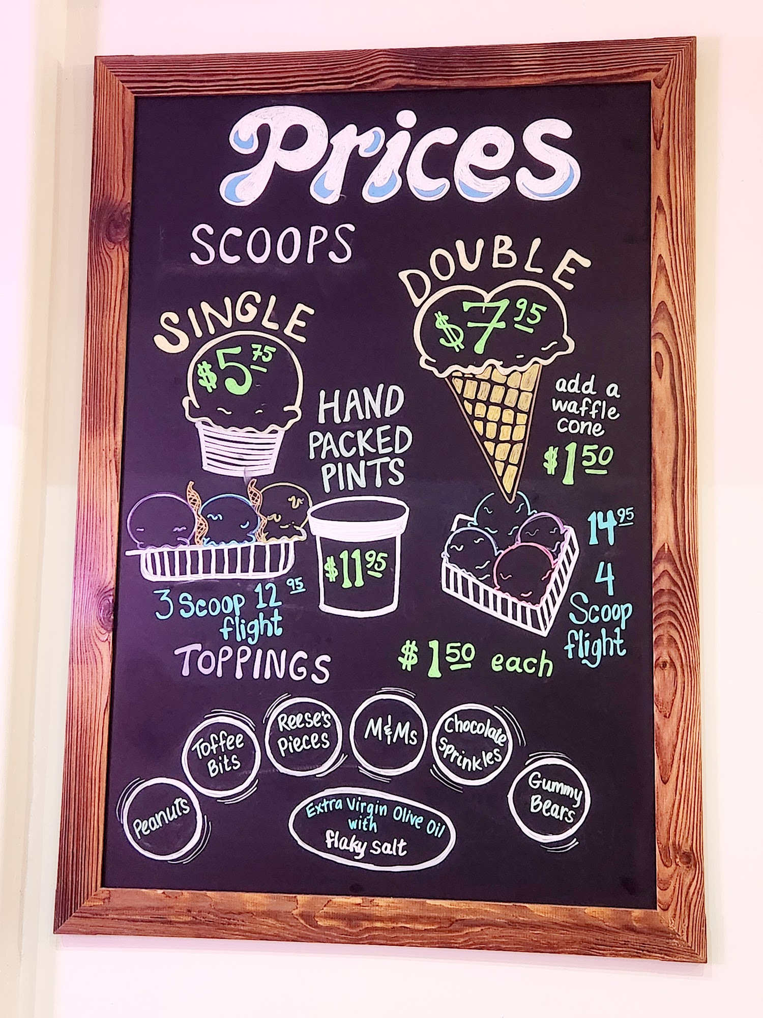 Cuso's Creamery Menu