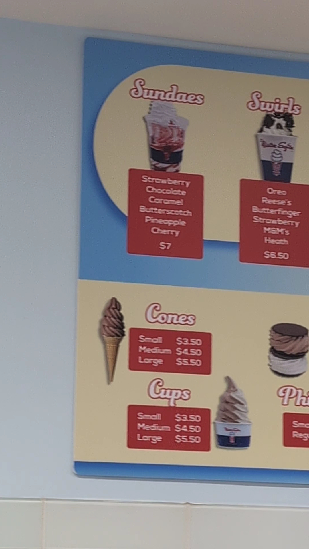 Mister Softee Santa Barbara Menu