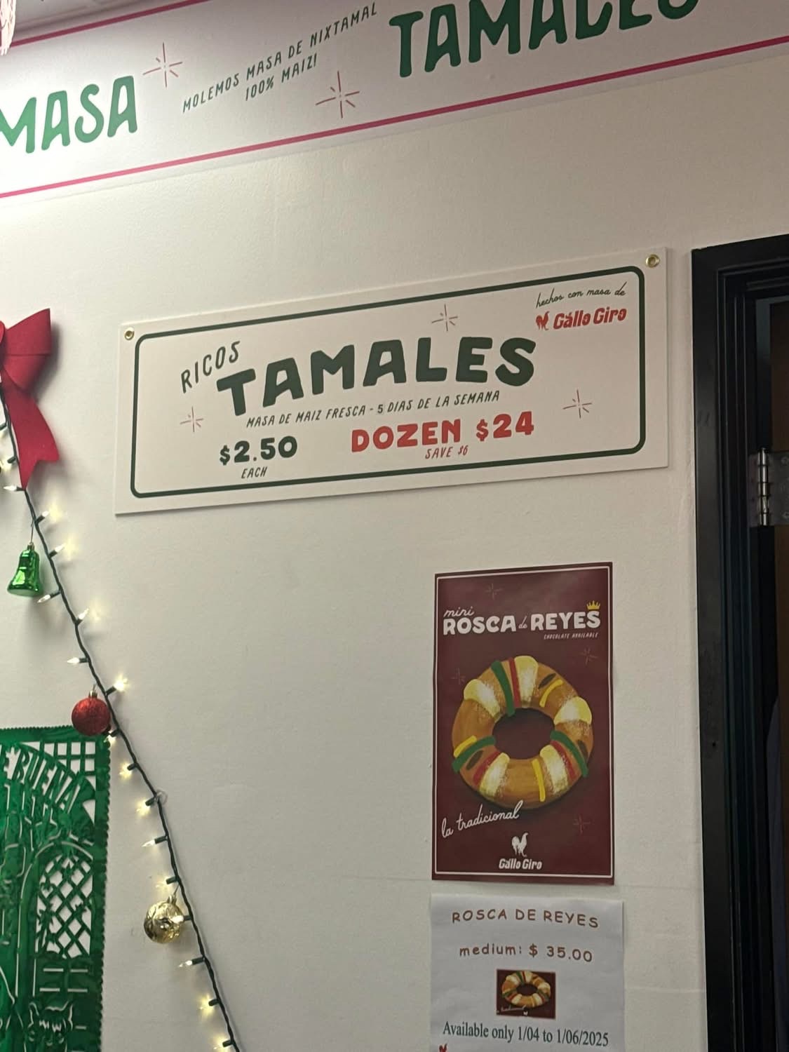 Compañía Artimex Menu