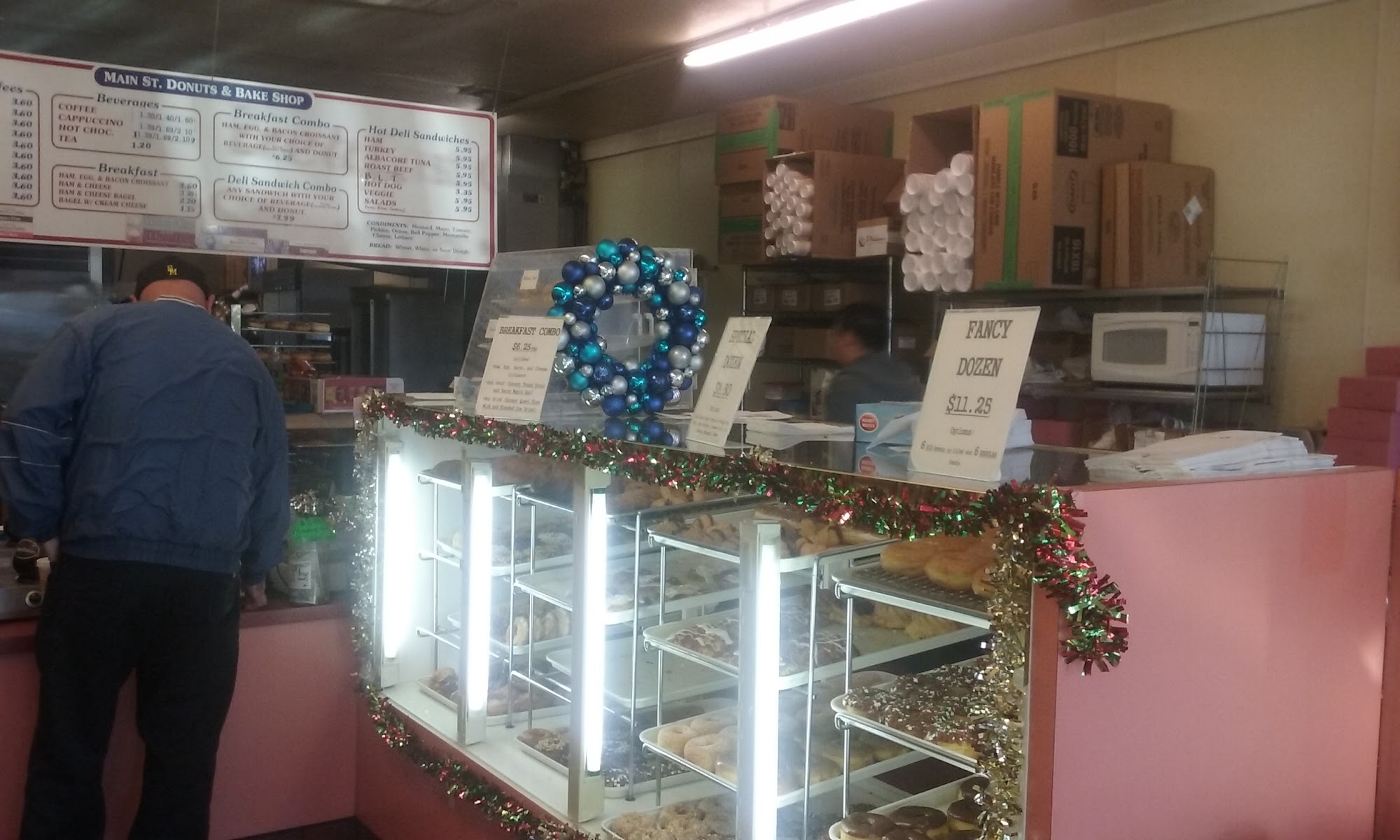Main Street Donuts Menu