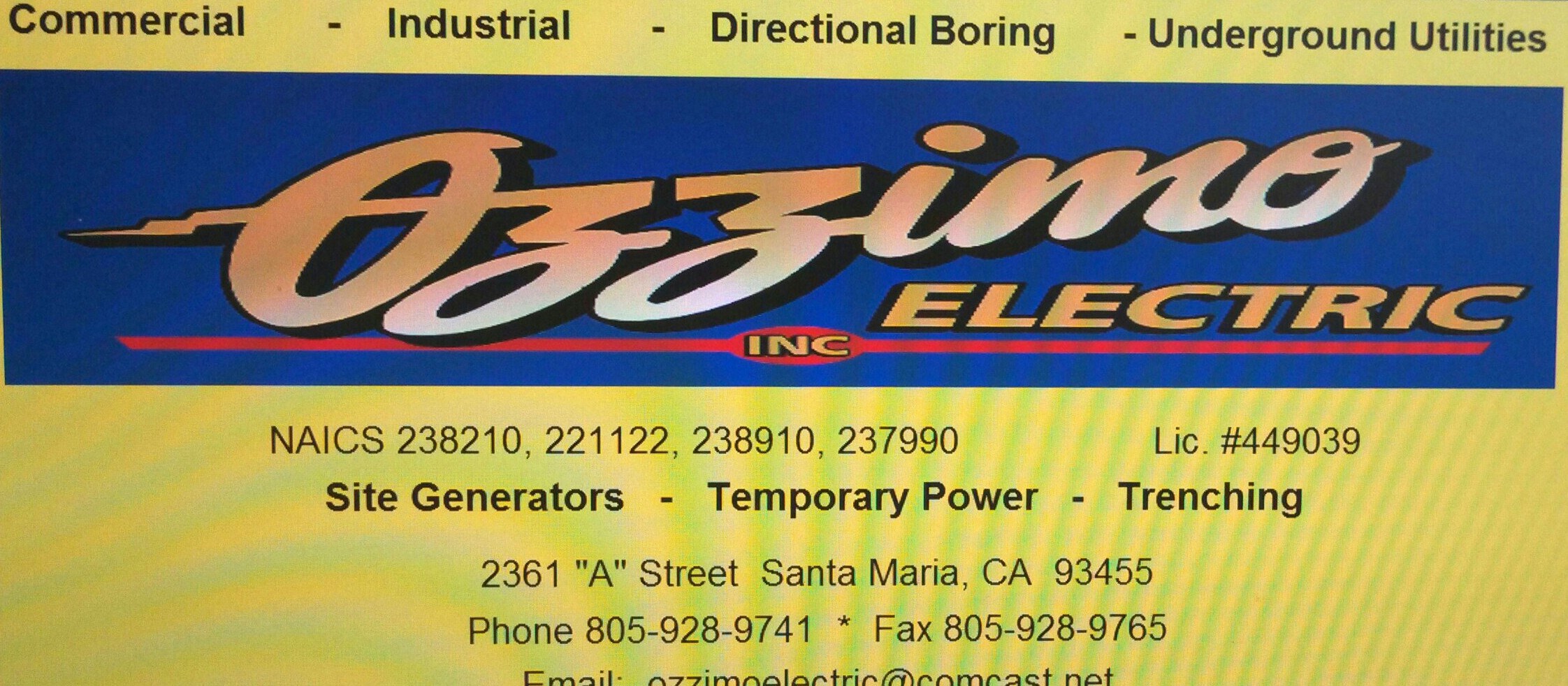 Ozzimo Electric Inc