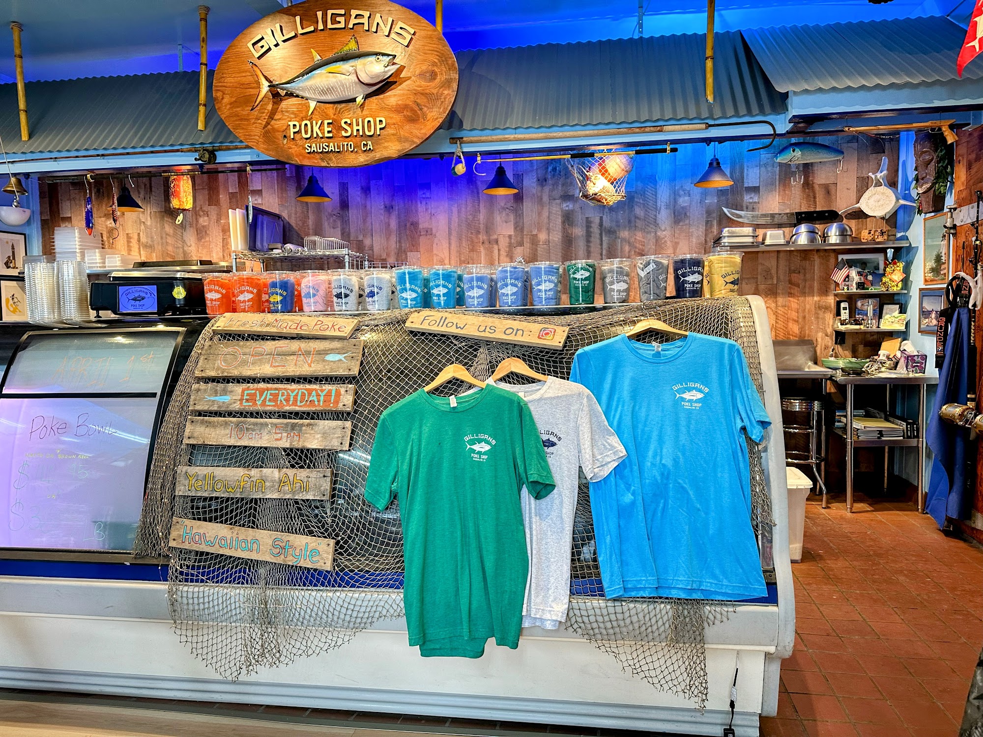 Gilligans Poke Shop Menu