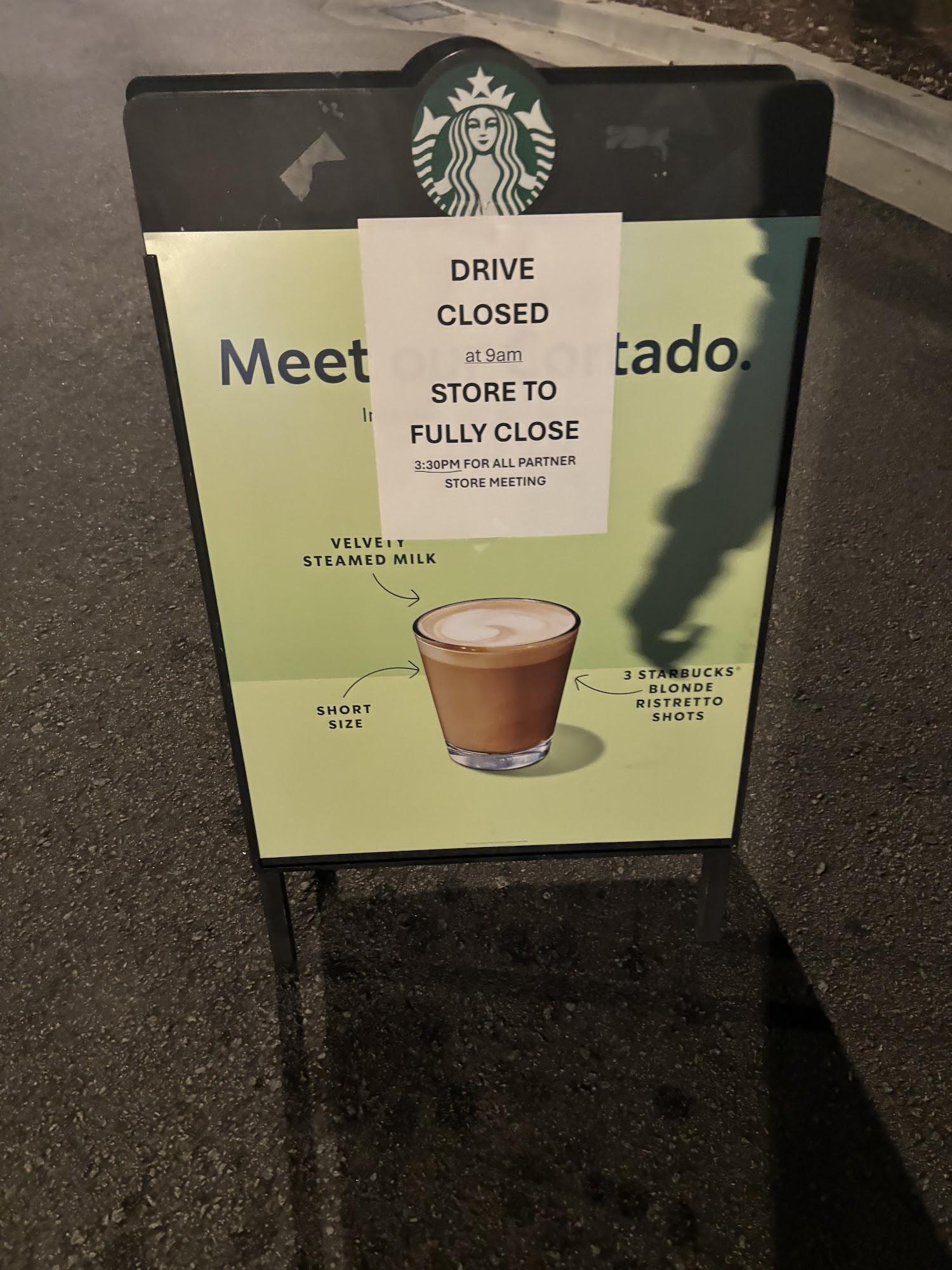 Starbucks Menu
