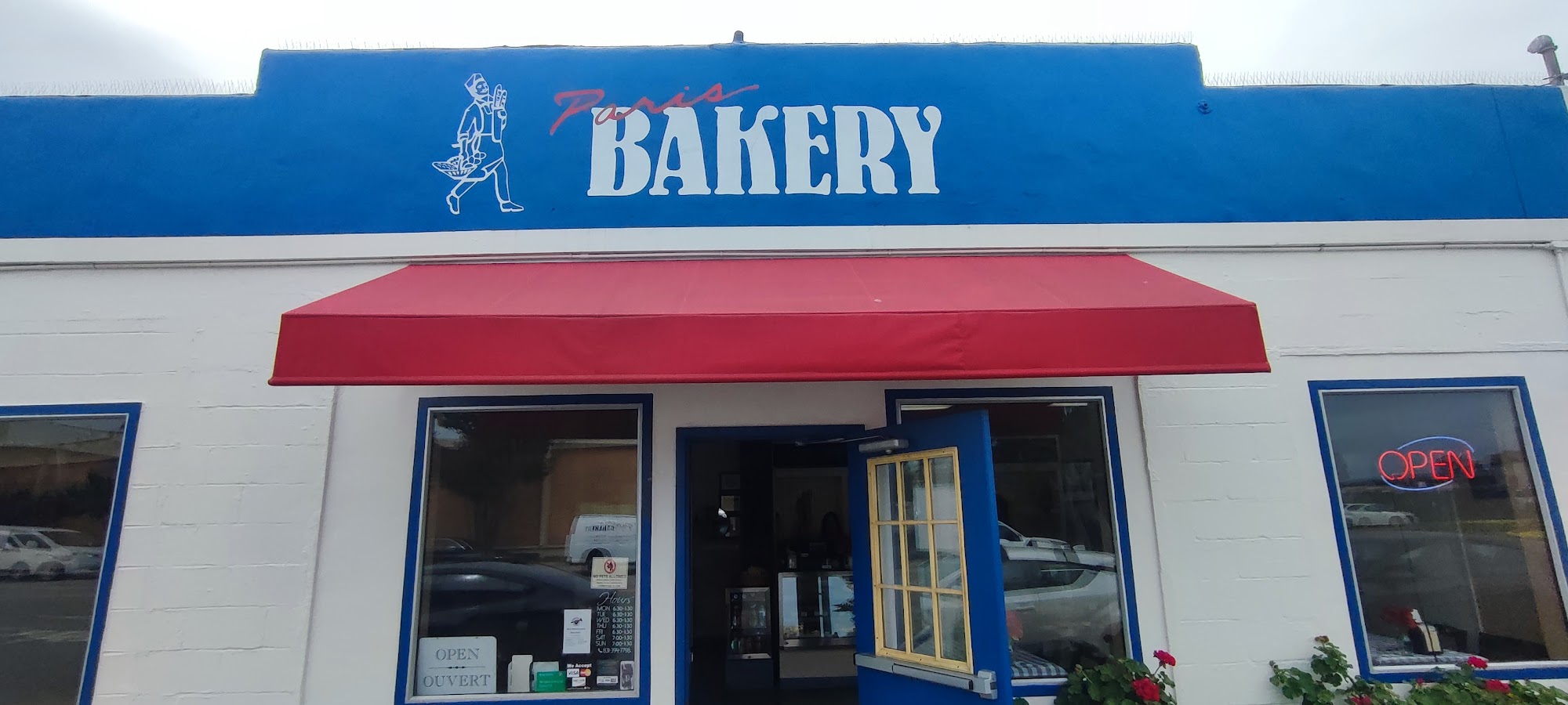 Paris Bakery Cafe Menu