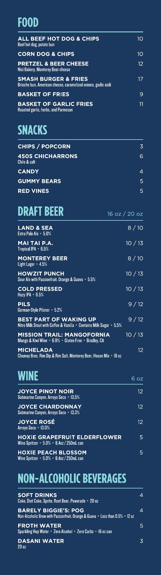 Alvarado at the Pitch Menu