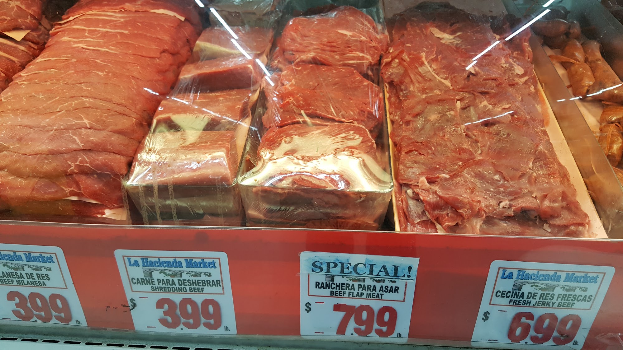 La Hacienda Market Menu